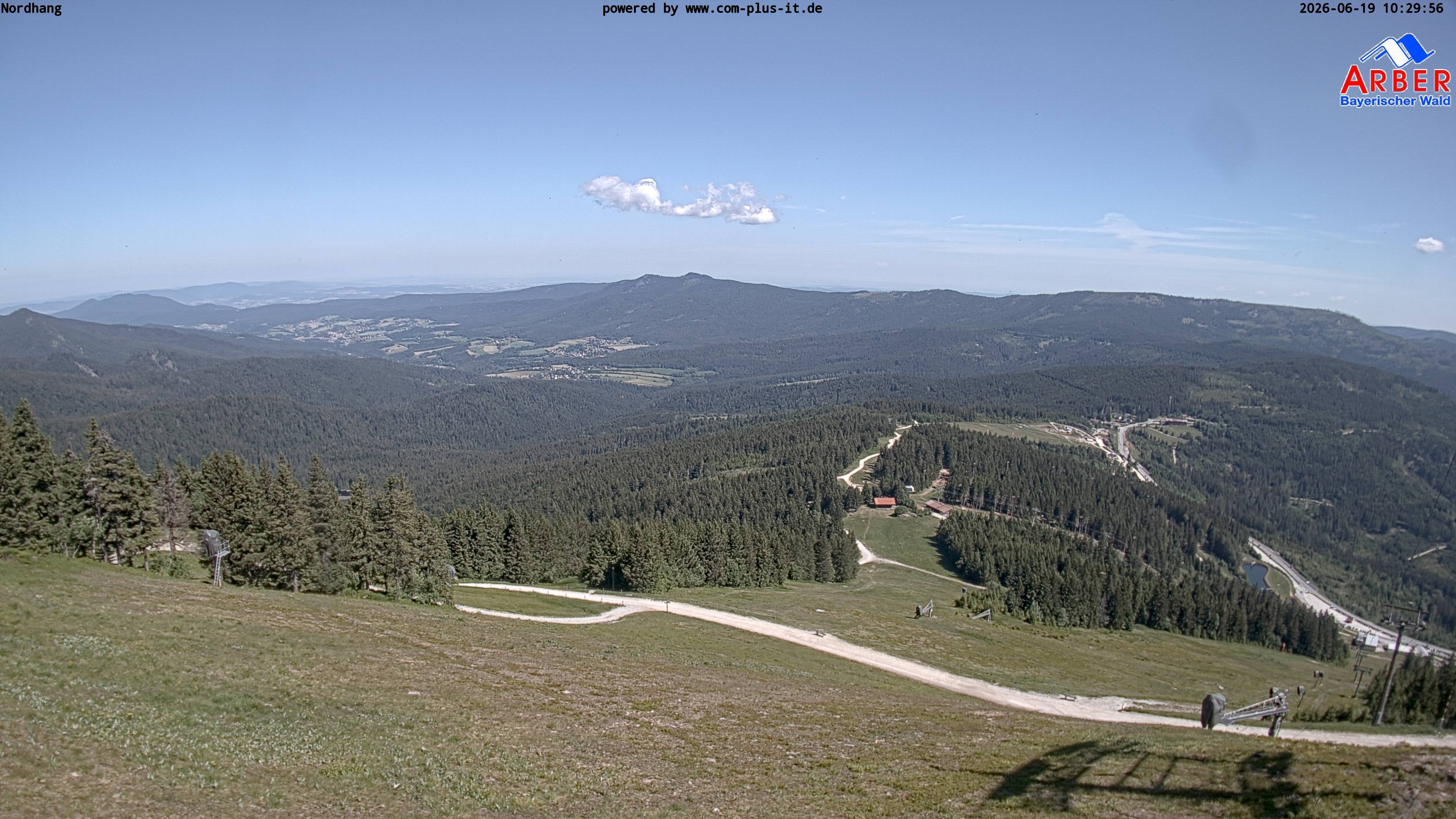 Archiv Foto Webcam Großer Arber Blick nach Nordwesten