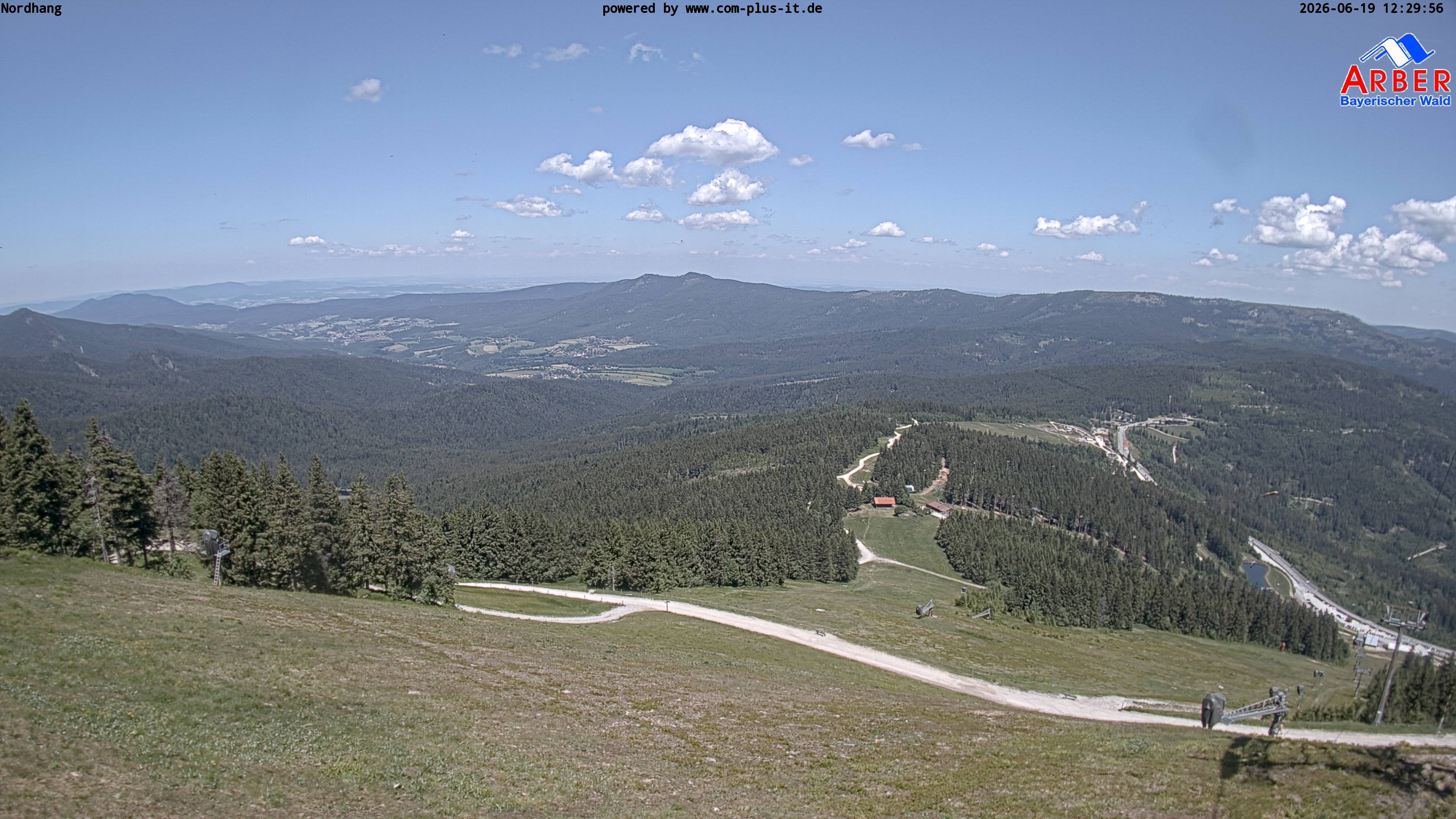 Archiv Foto Webcam Großer Arber Blick nach Nordwesten
