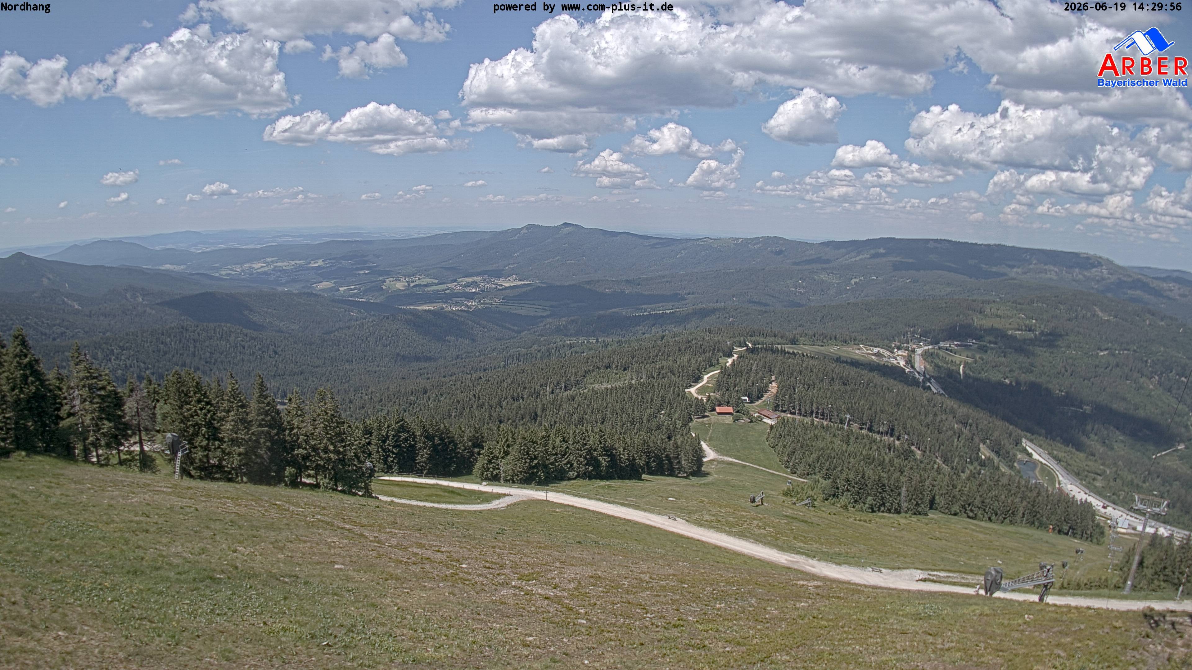 Archived image Webcam View from the Großer Arber