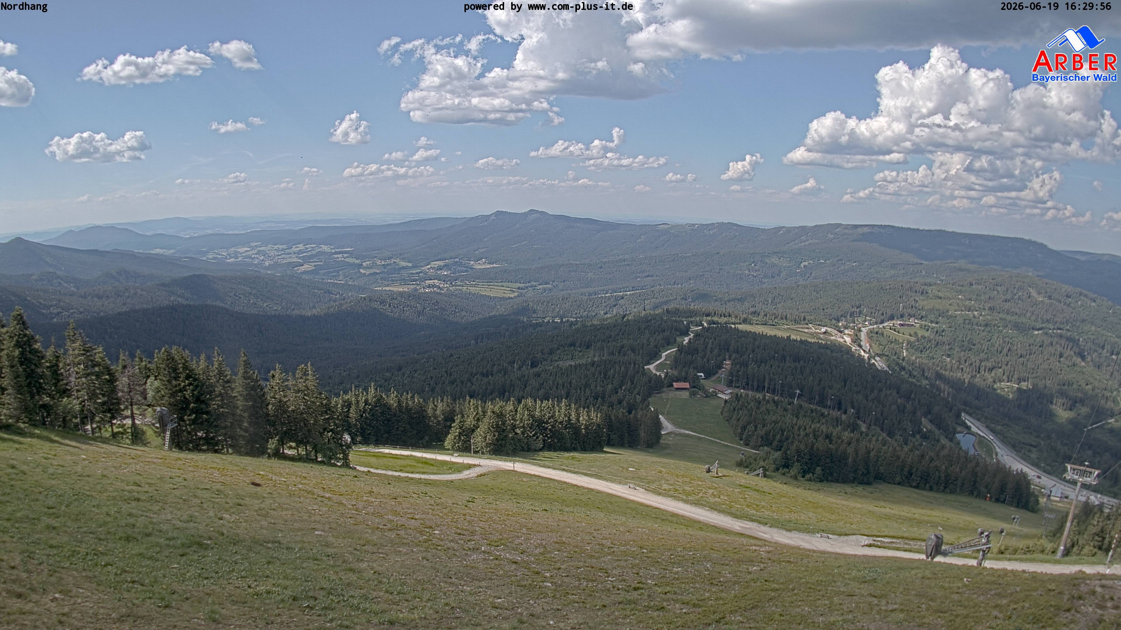 Archiv Foto Webcam Großer Arber Blick nach Nordwesten