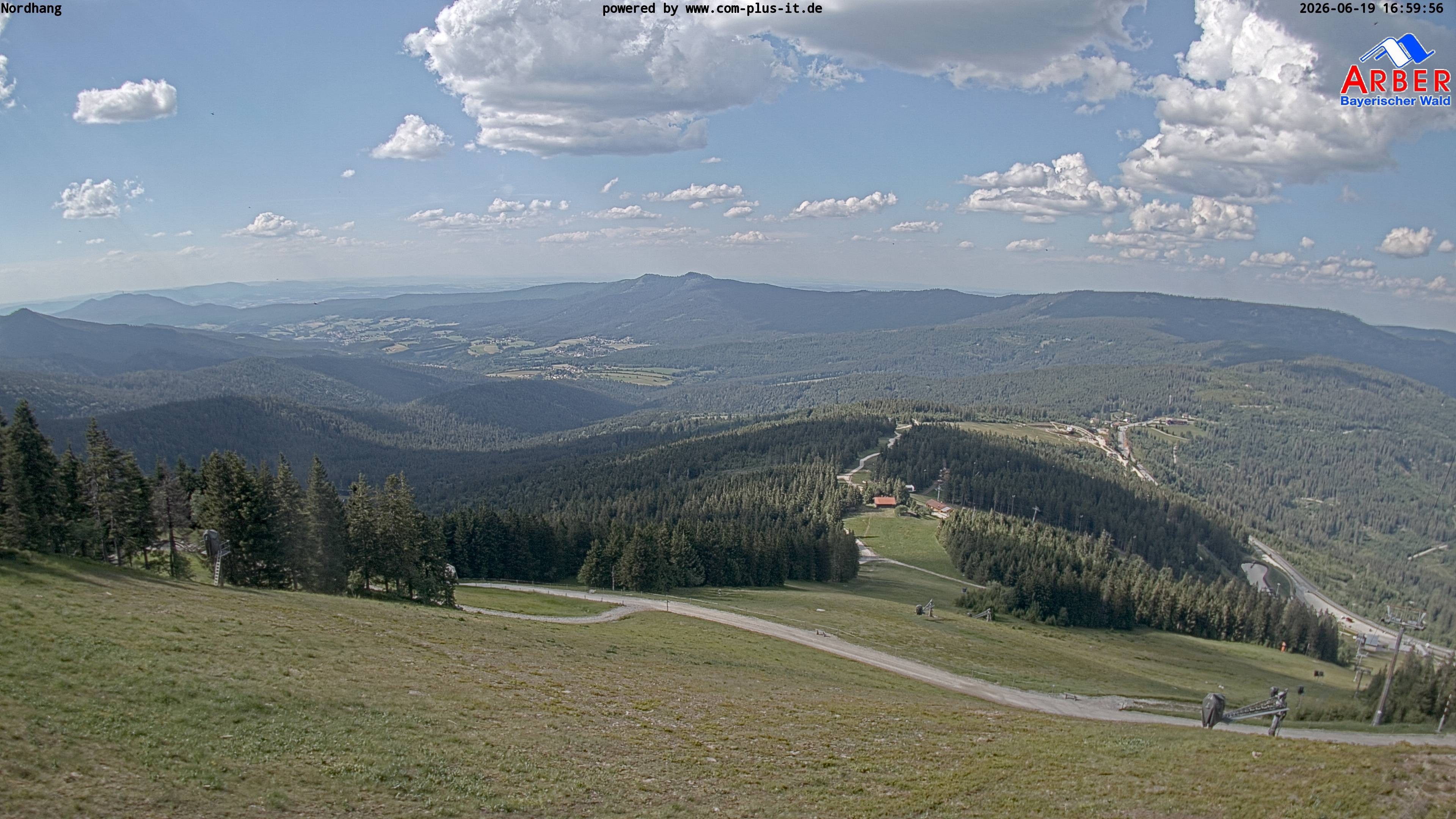 Archived image Webcam View from the Großer Arber