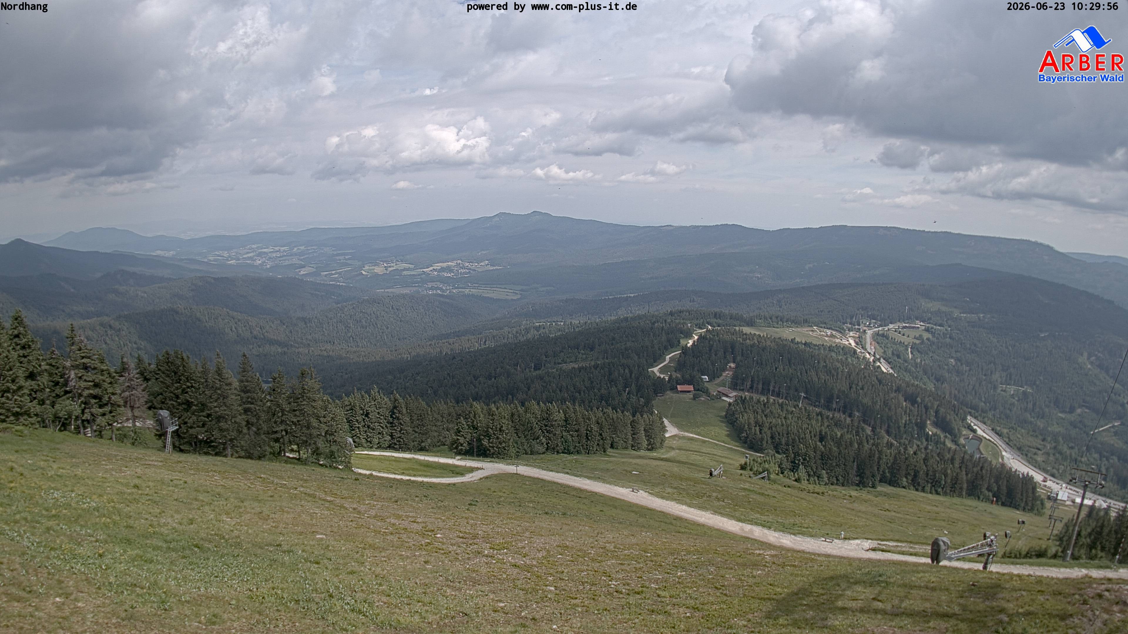 Archiv Foto Webcam Großer Arber Blick nach Nordwesten