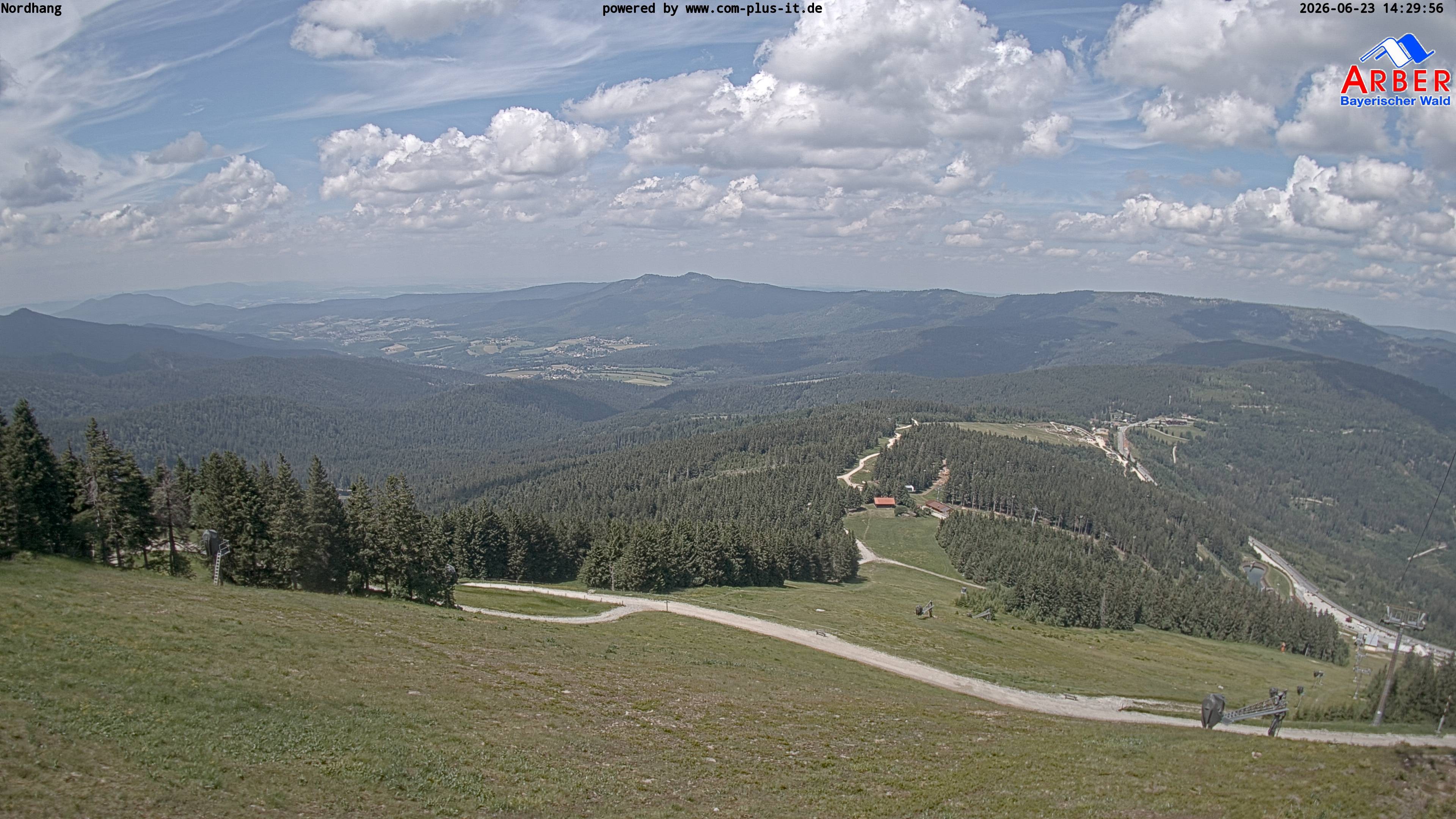 Archiv Foto Webcam Großer Arber Blick nach Nordwesten
