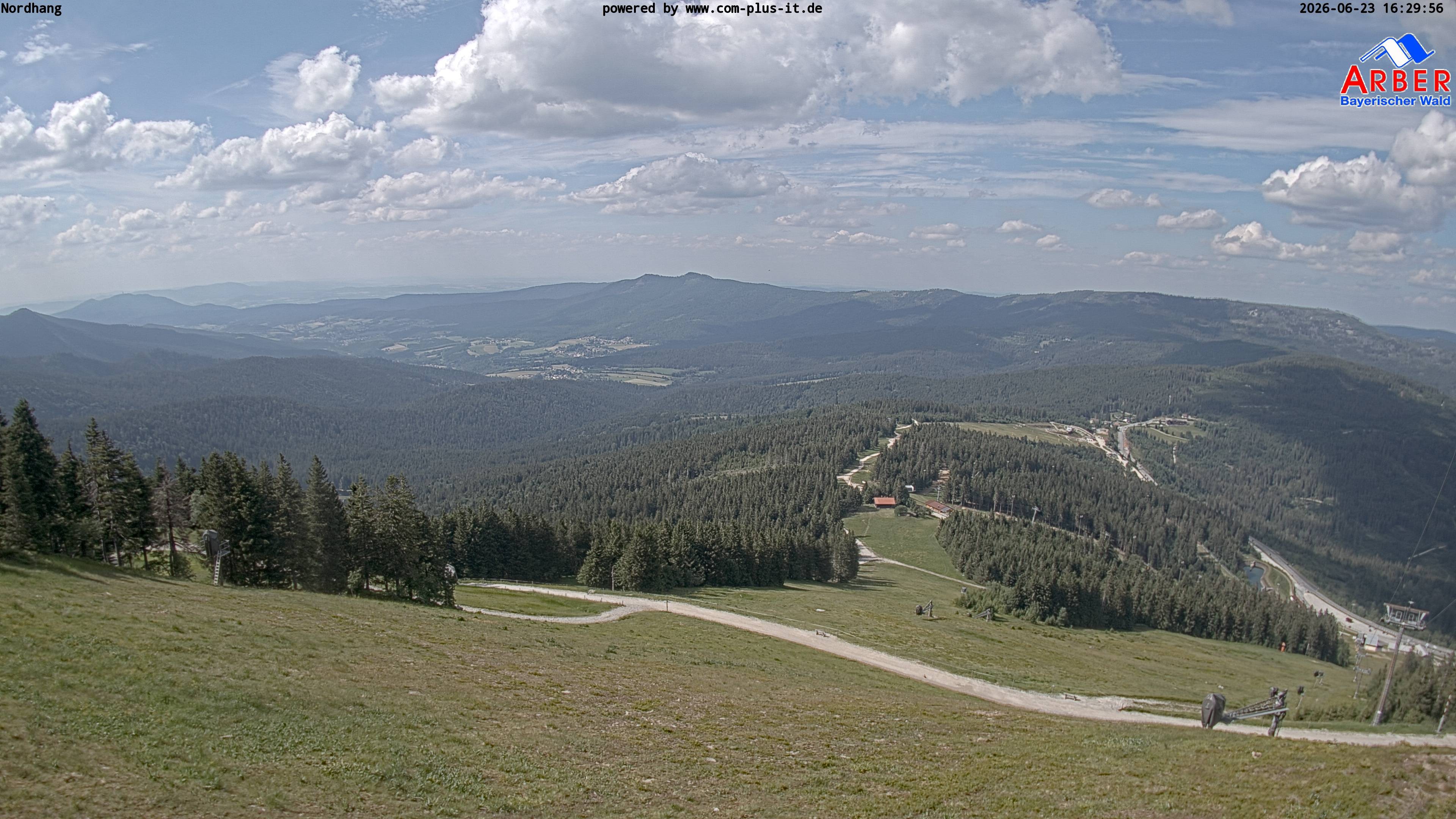 Archiv Foto Webcam Großer Arber Blick nach Nordwesten