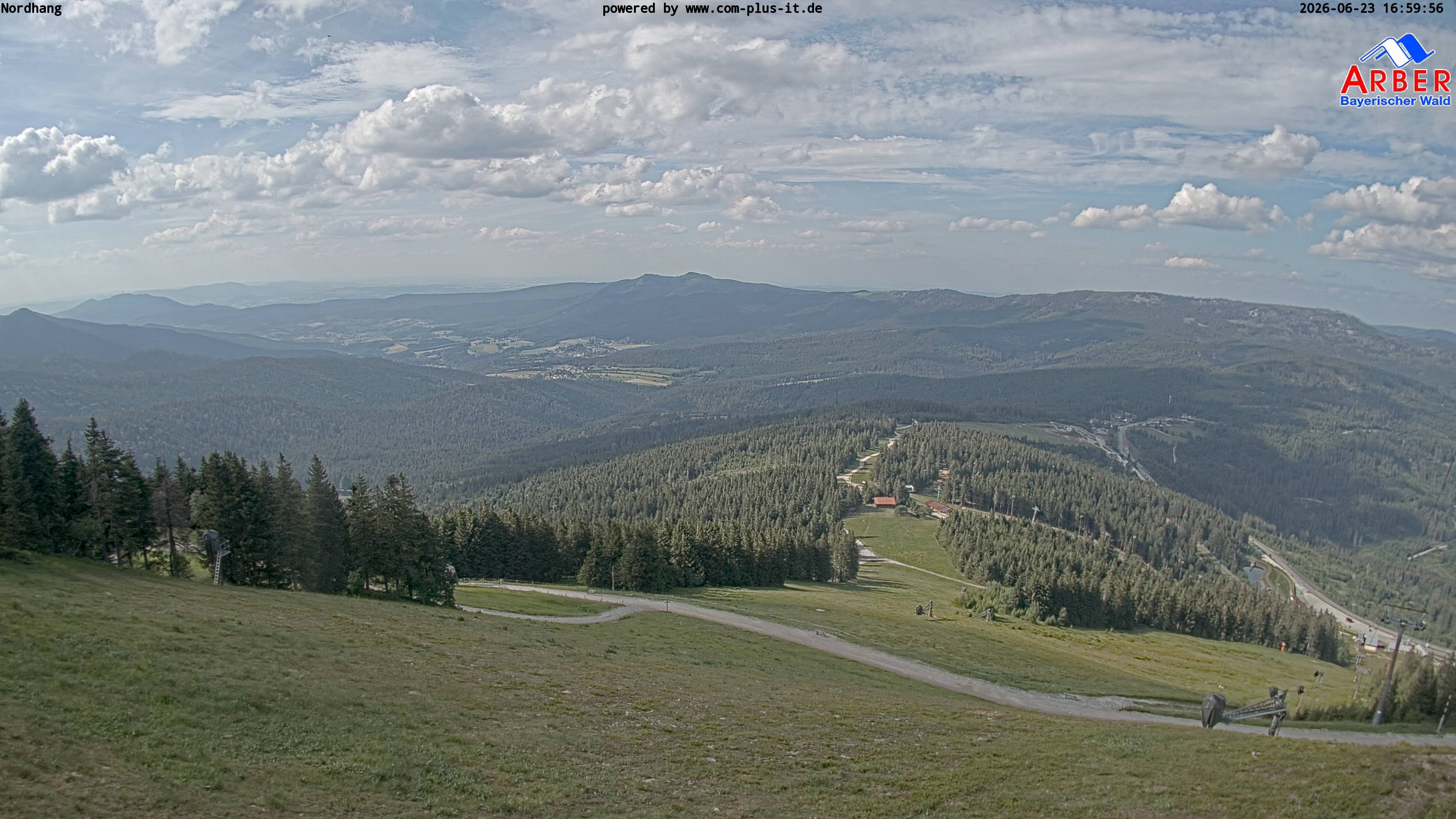 Archiv Foto Webcam Großer Arber Blick nach Nordwesten