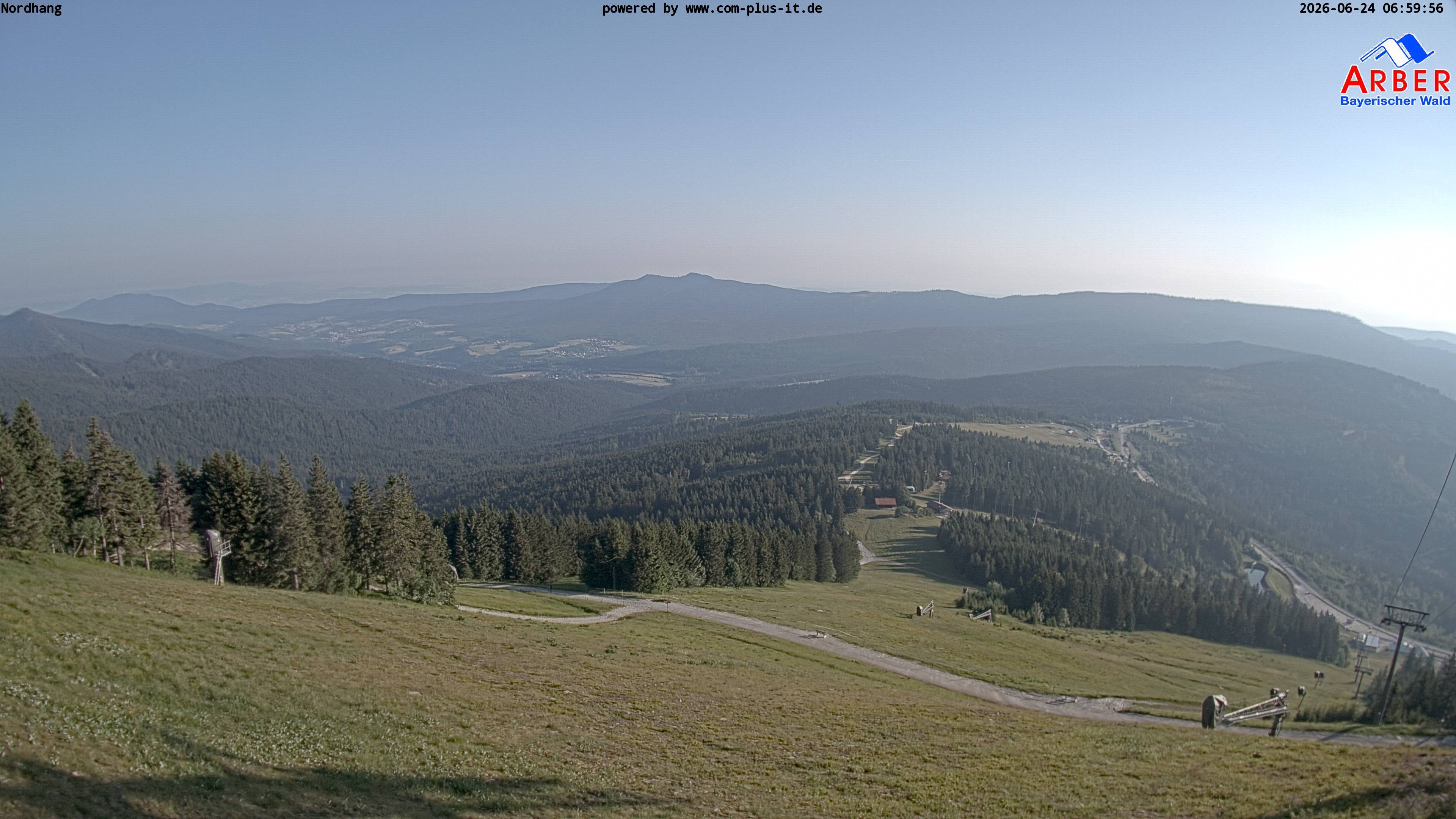 Archiv Foto Webcam Großer Arber Blick nach Nordwesten