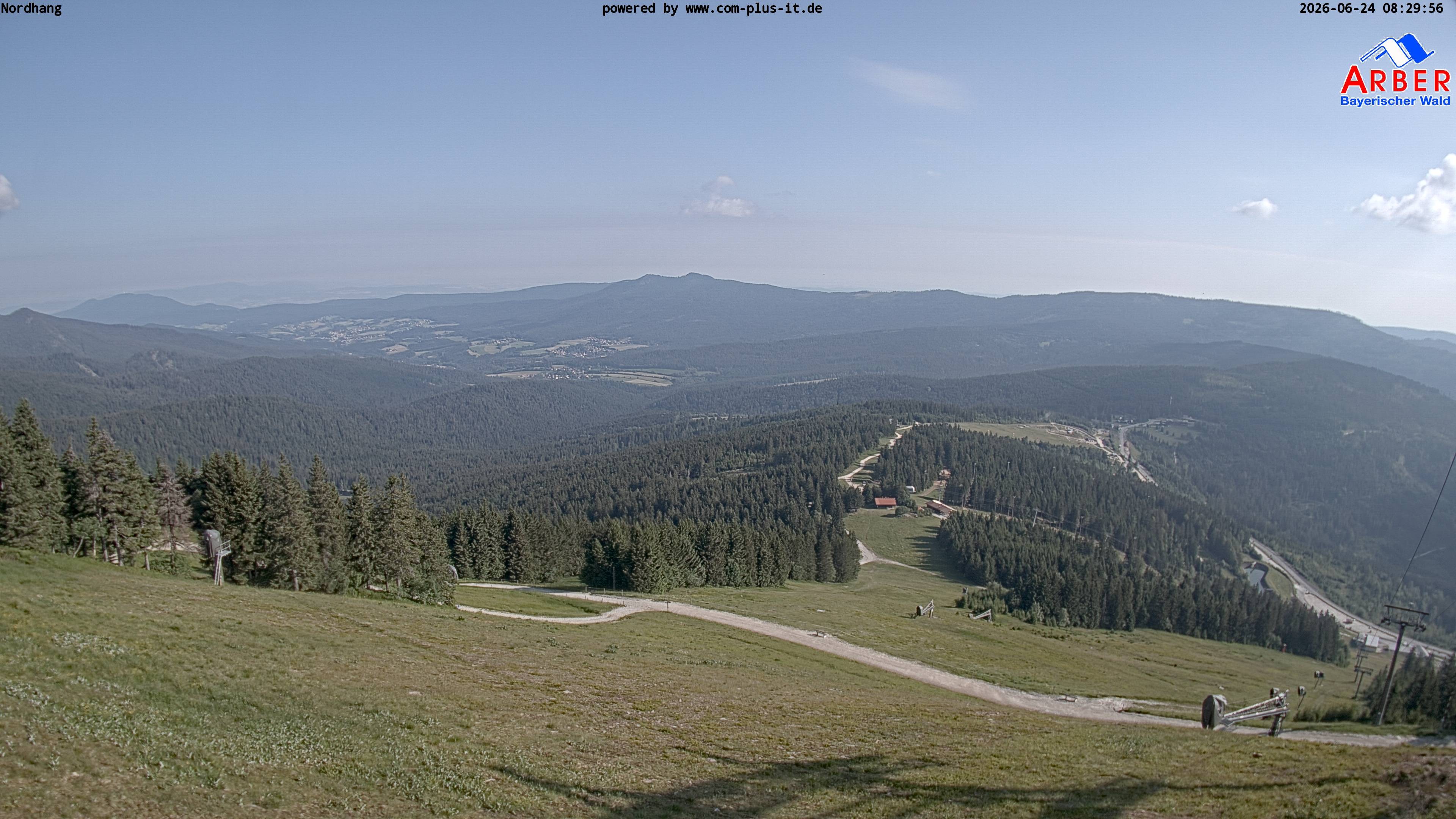 Archiv Foto Webcam Großer Arber Blick nach Nordwesten