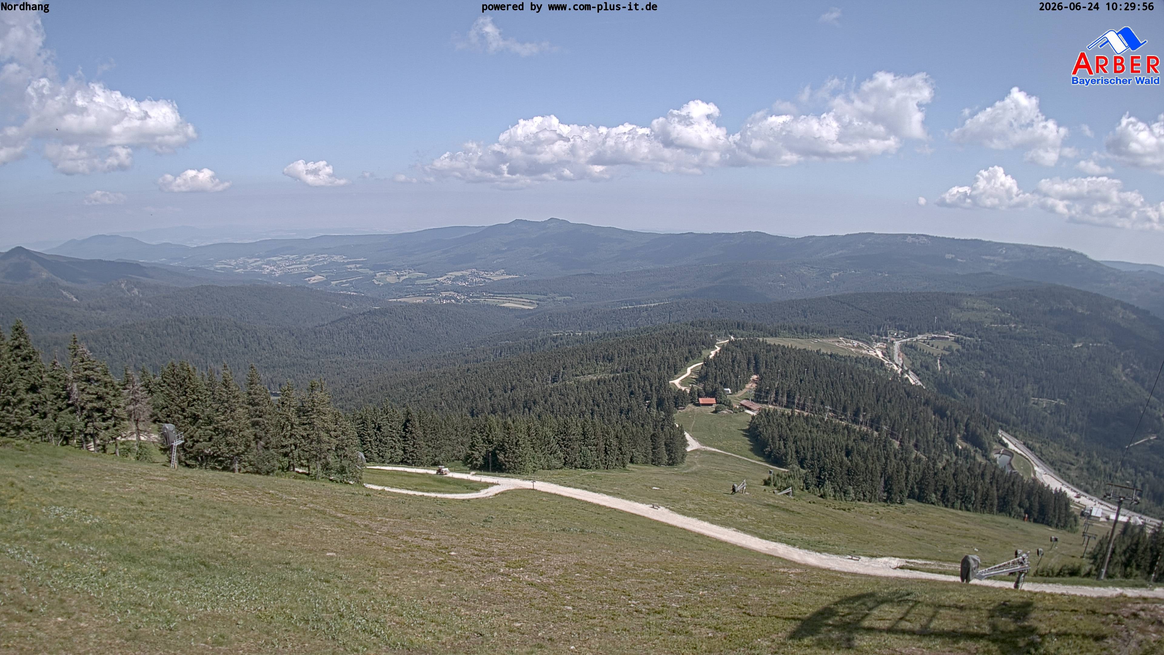 Archiv Foto Webcam Großer Arber Blick nach Nordwesten