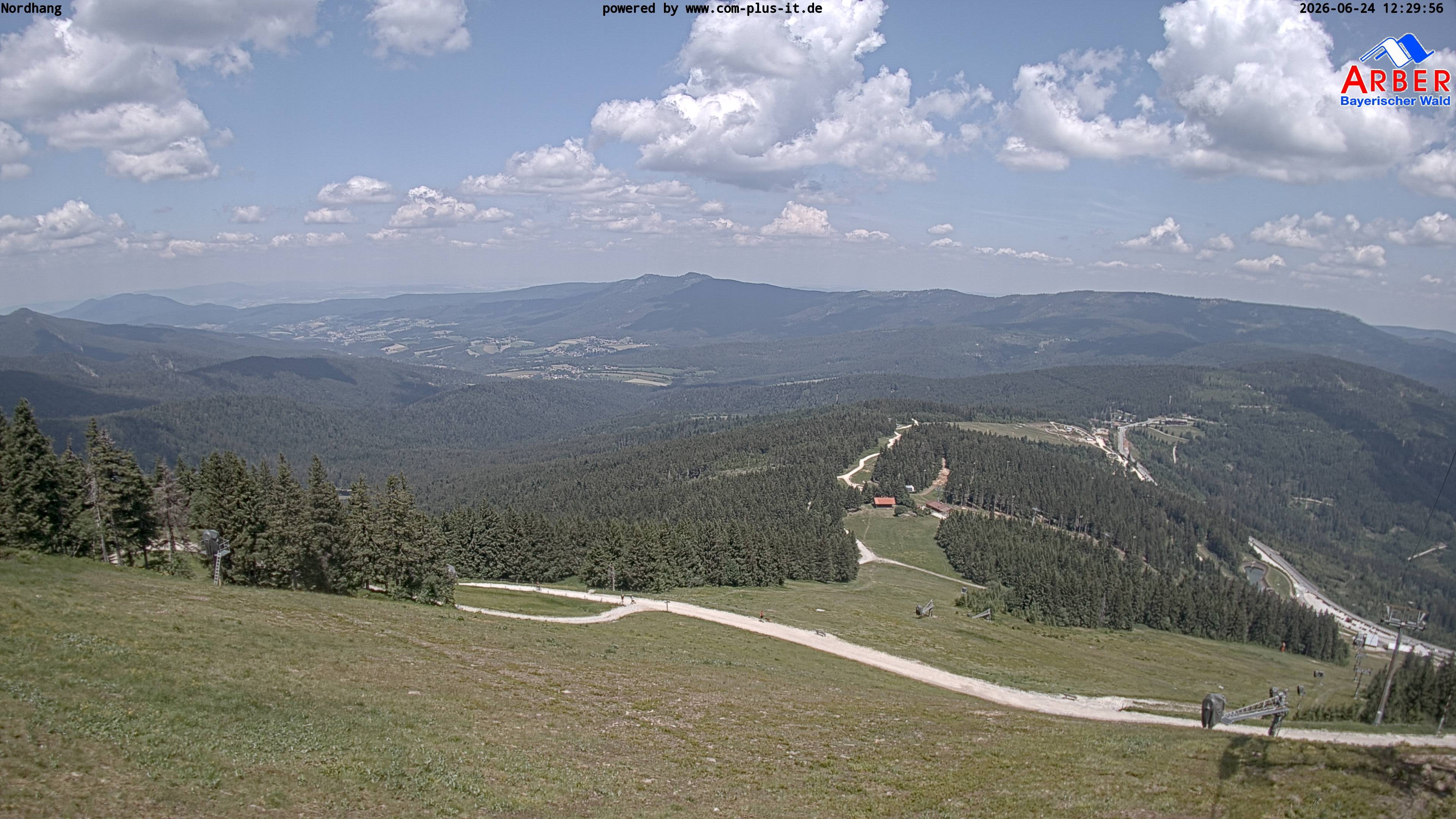 Archiv Foto Webcam Großer Arber Blick nach Nordwesten