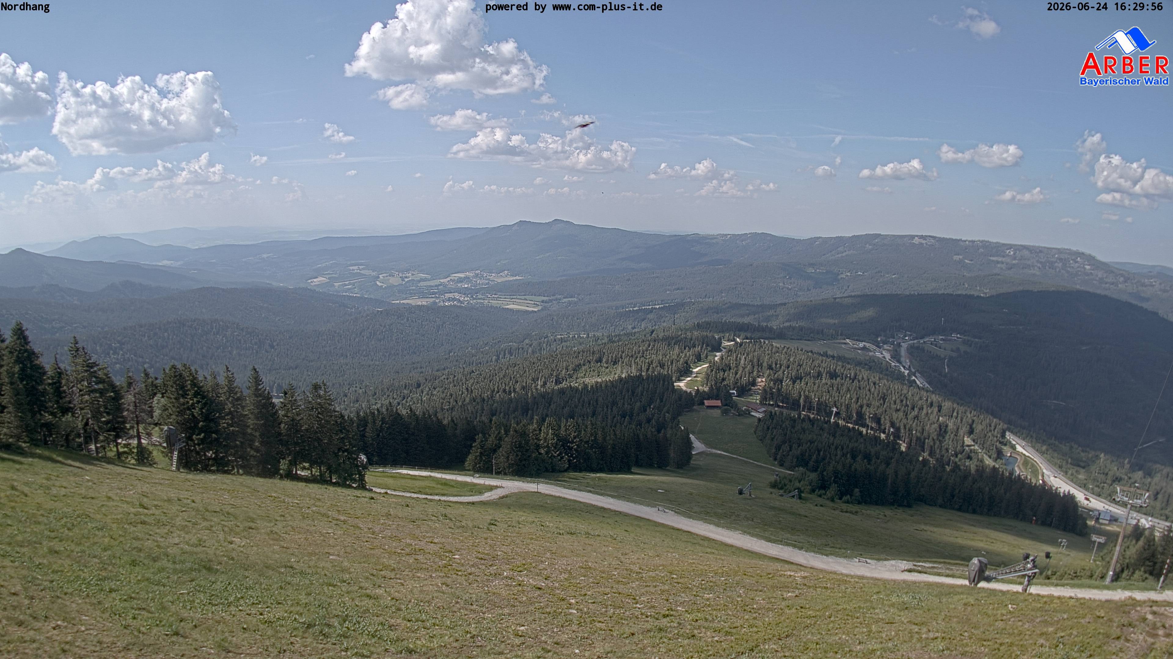 Archiv Foto Webcam Großer Arber Blick nach Nordwesten