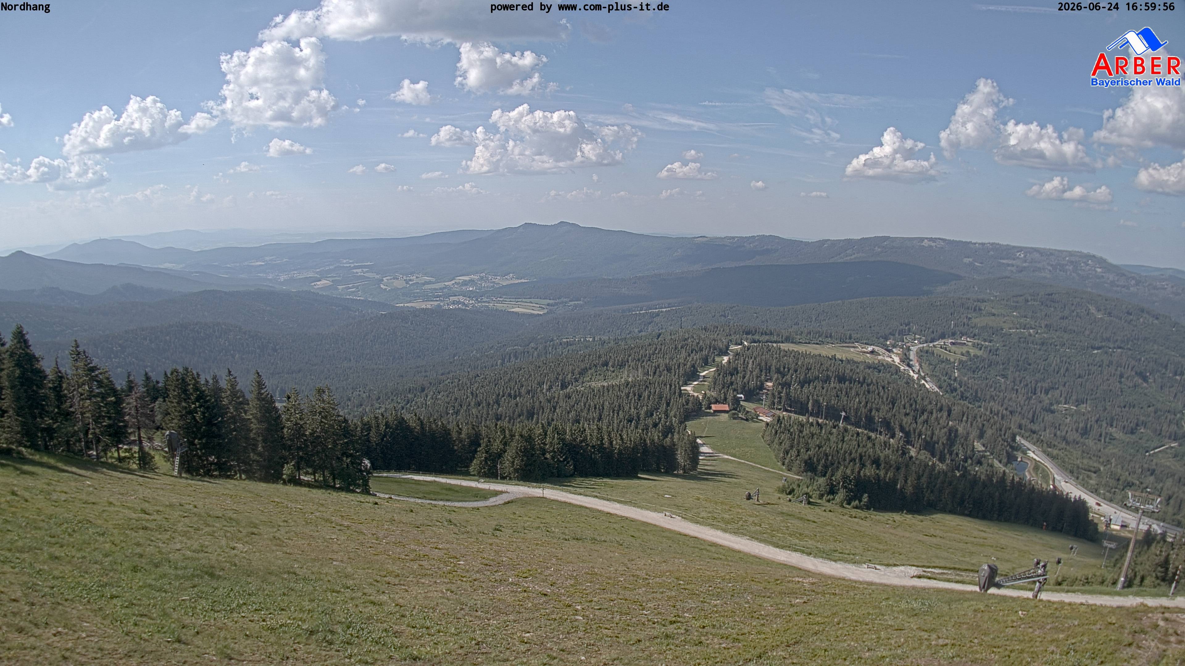 Archiv Foto Webcam Großer Arber Blick nach Nordwesten