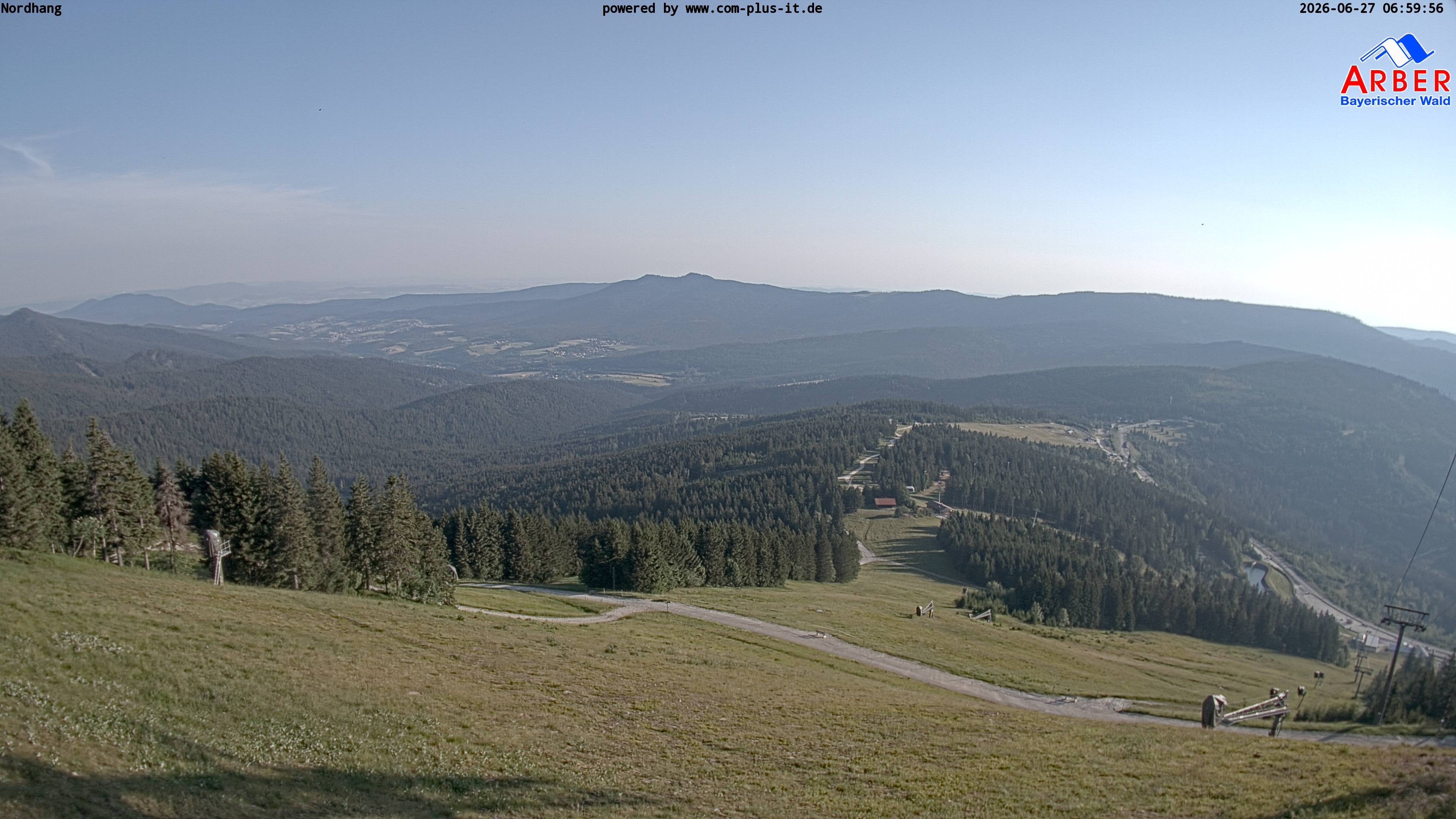 Archiv Foto Webcam Großer Arber Blick nach Nordwesten