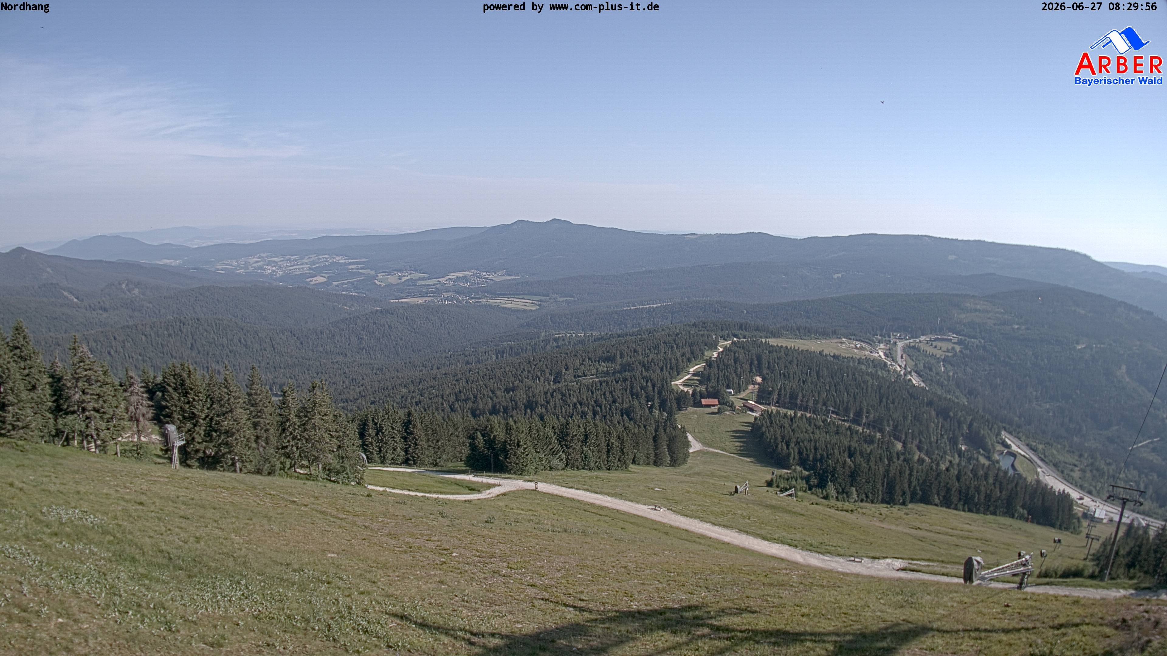 Archiv Foto Webcam Großer Arber Blick nach Nordwesten