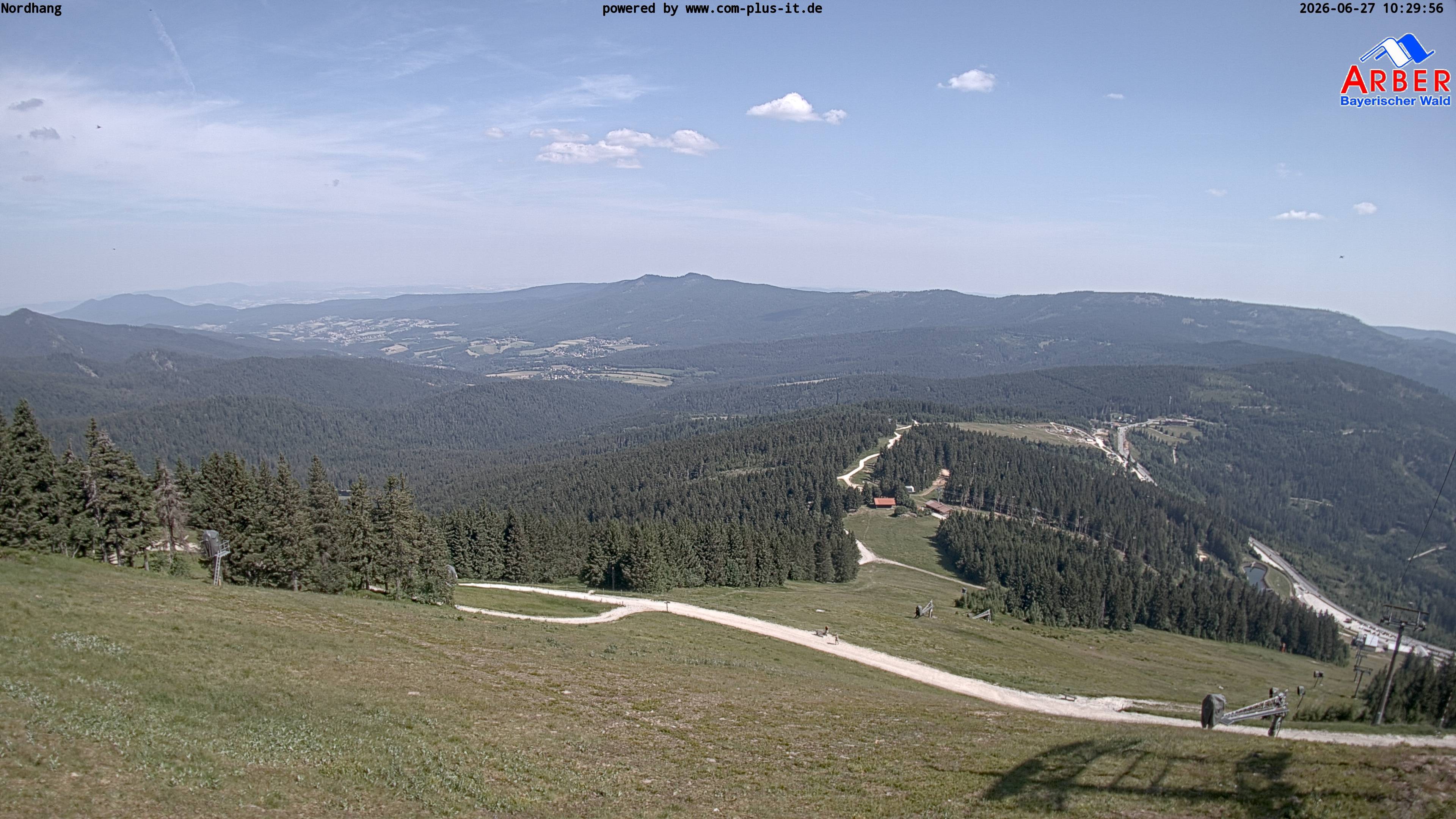 Archiv Foto Webcam Großer Arber Blick nach Nordwesten