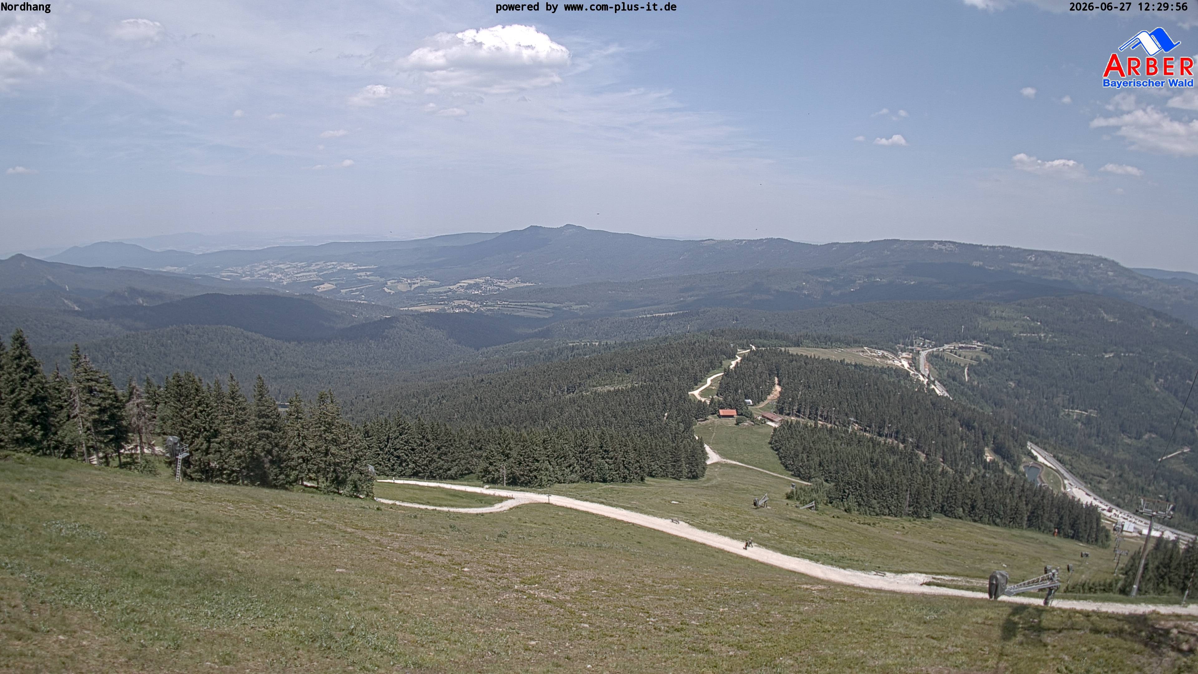 Archiv Foto Webcam Großer Arber Blick nach Nordwesten