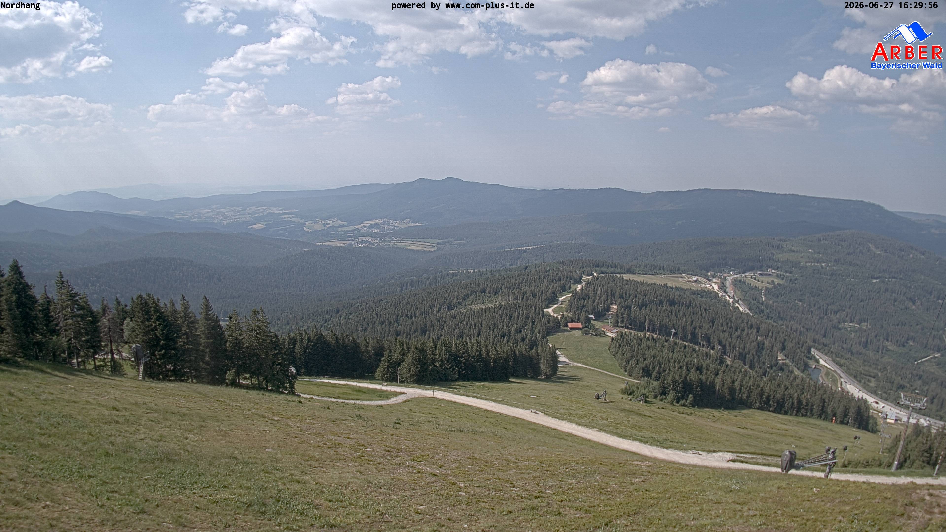 Archiv Foto Webcam Großer Arber Blick nach Nordwesten