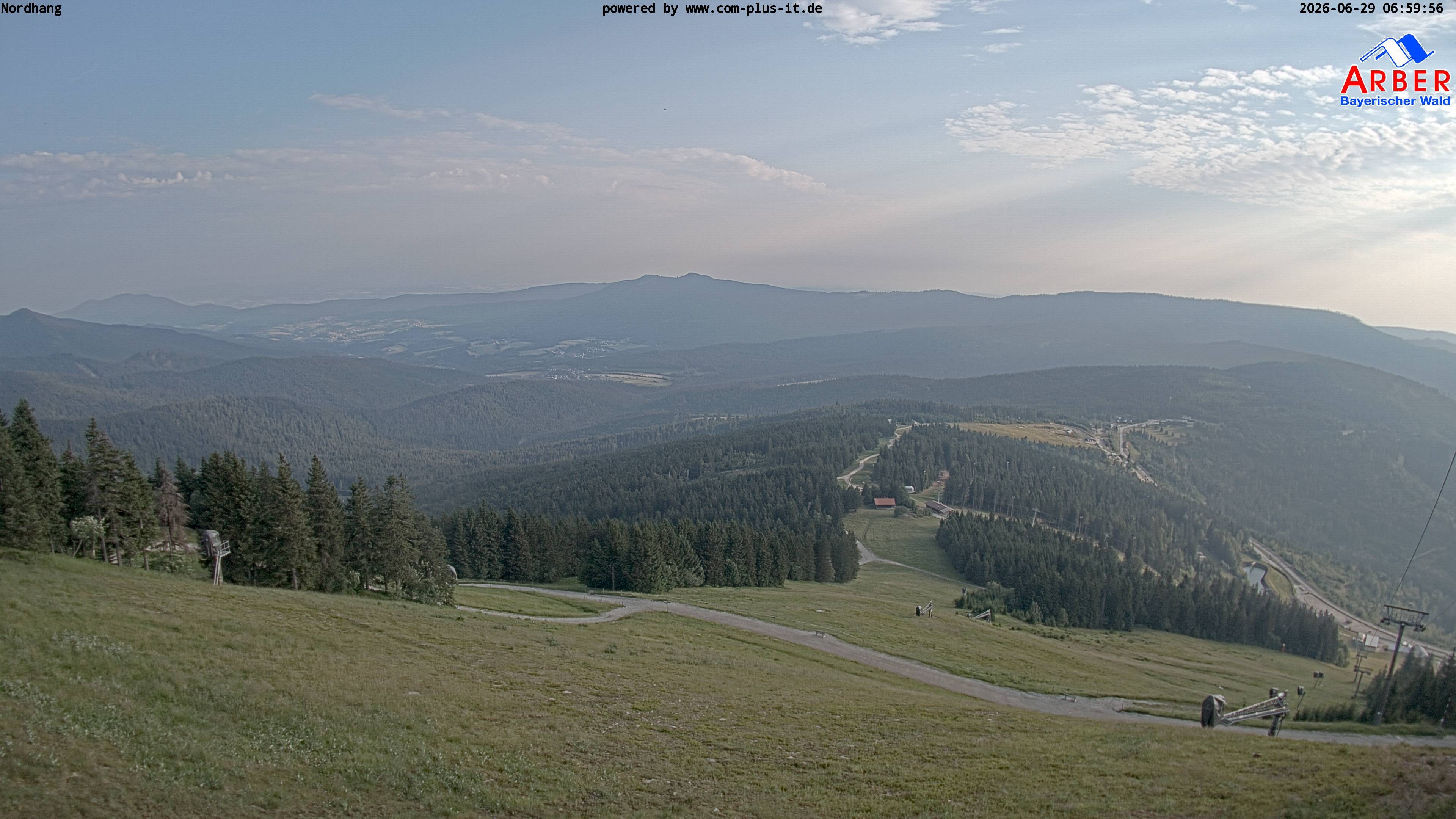 Archiv Foto Webcam Großer Arber Blick nach Nordwesten