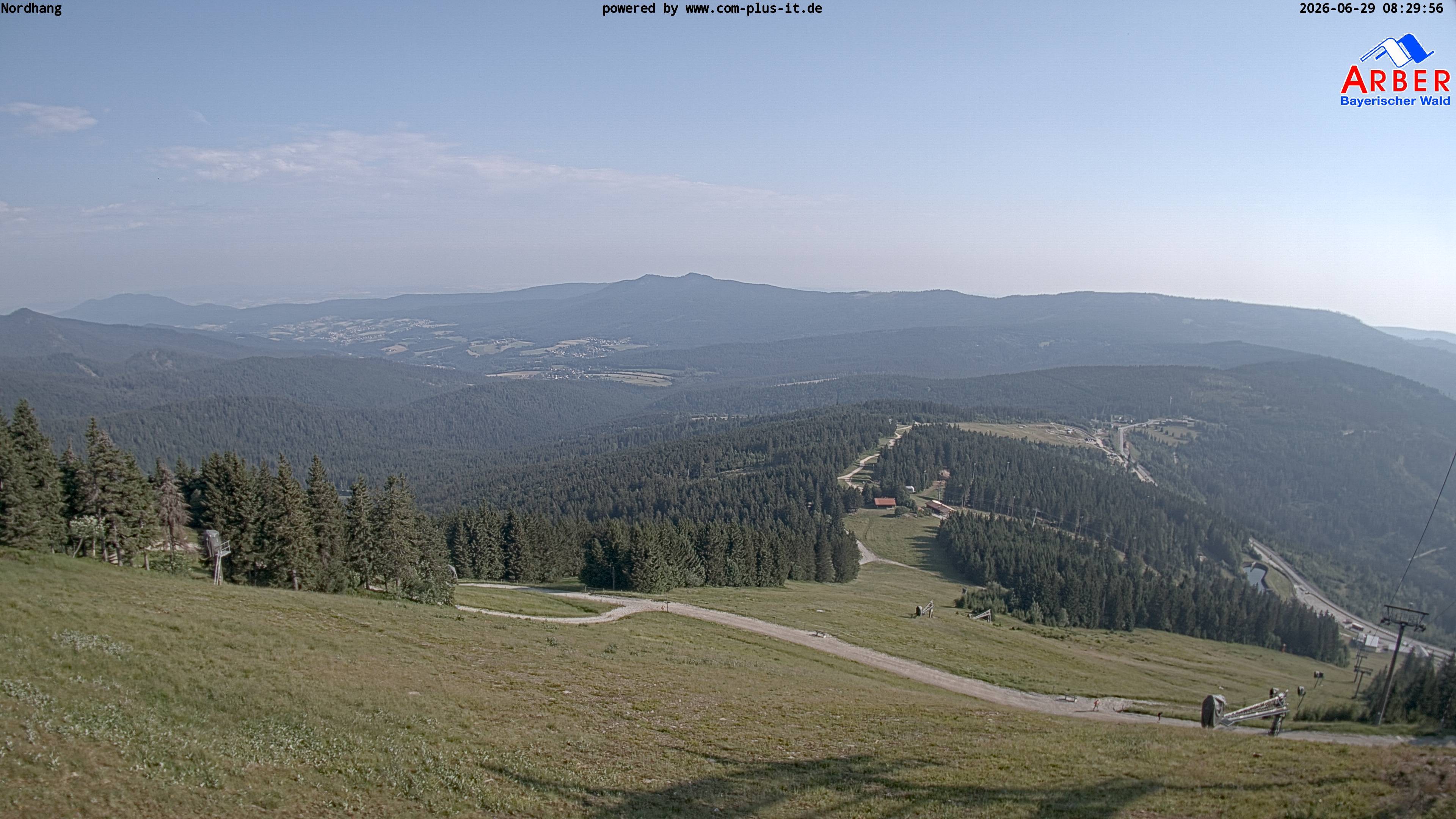 Archiv Foto Webcam Großer Arber Blick nach Nordwesten