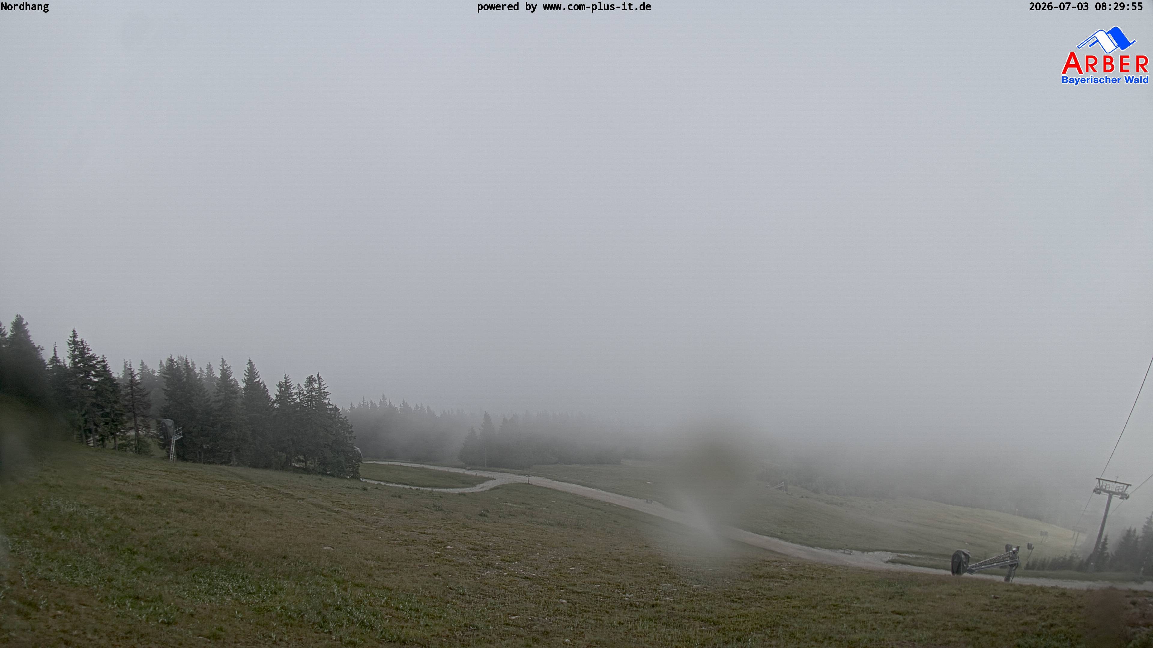 Archiv Foto Webcam Großer Arber Blick nach Nordwesten