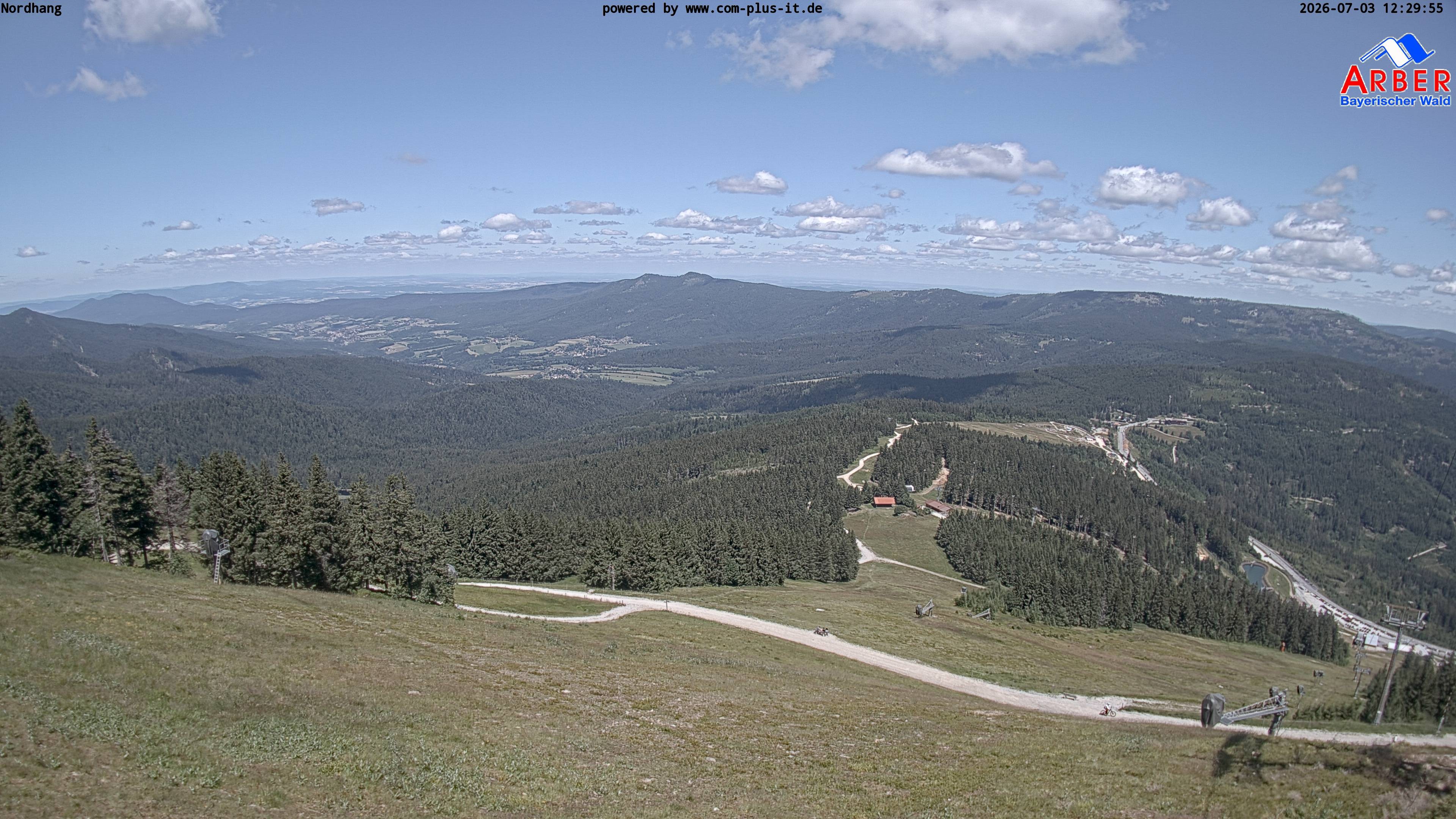 Archiv Foto Webcam Großer Arber Blick nach Nordwesten