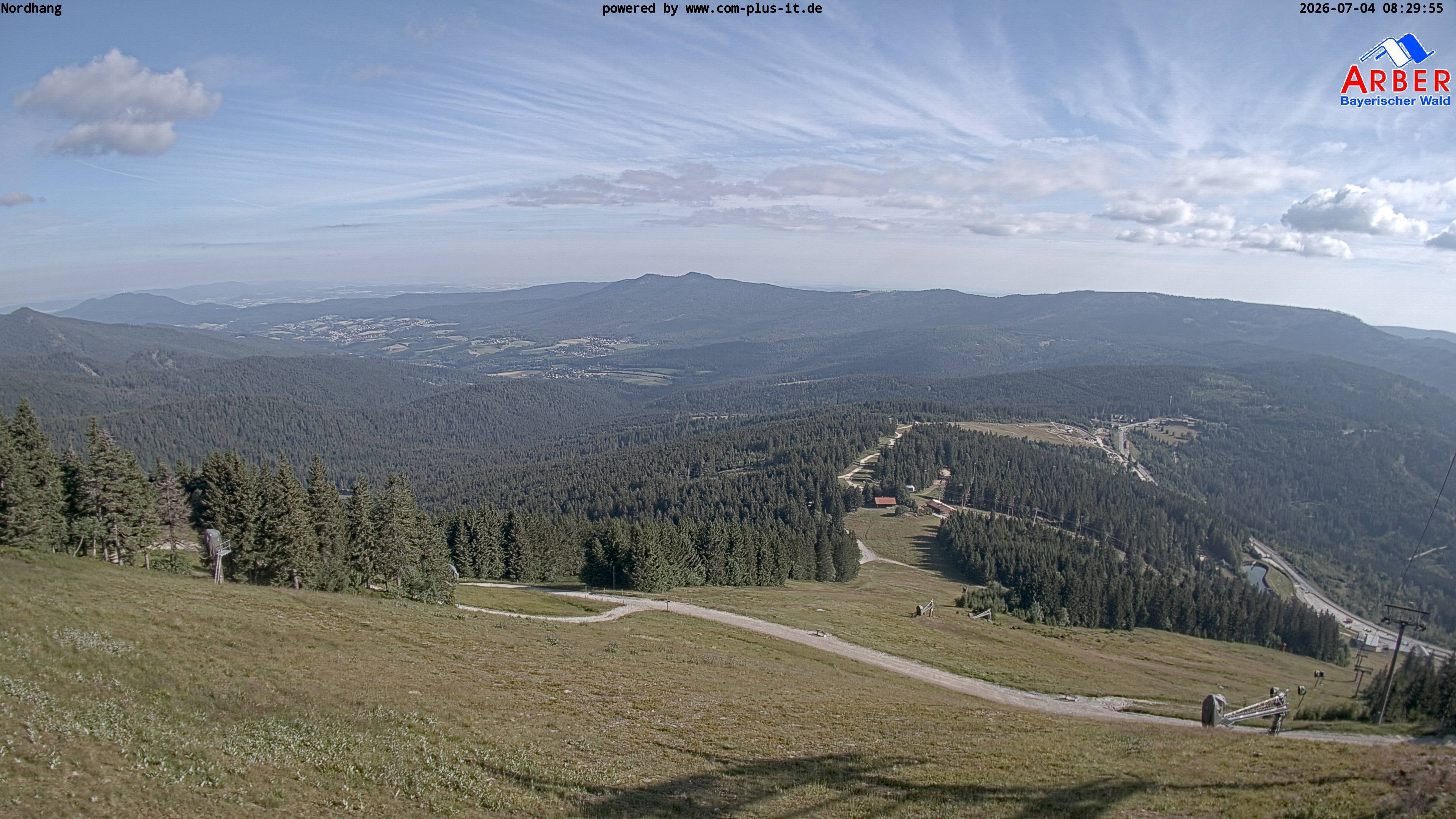 Archiv Foto Webcam Großer Arber Blick nach Nordwesten