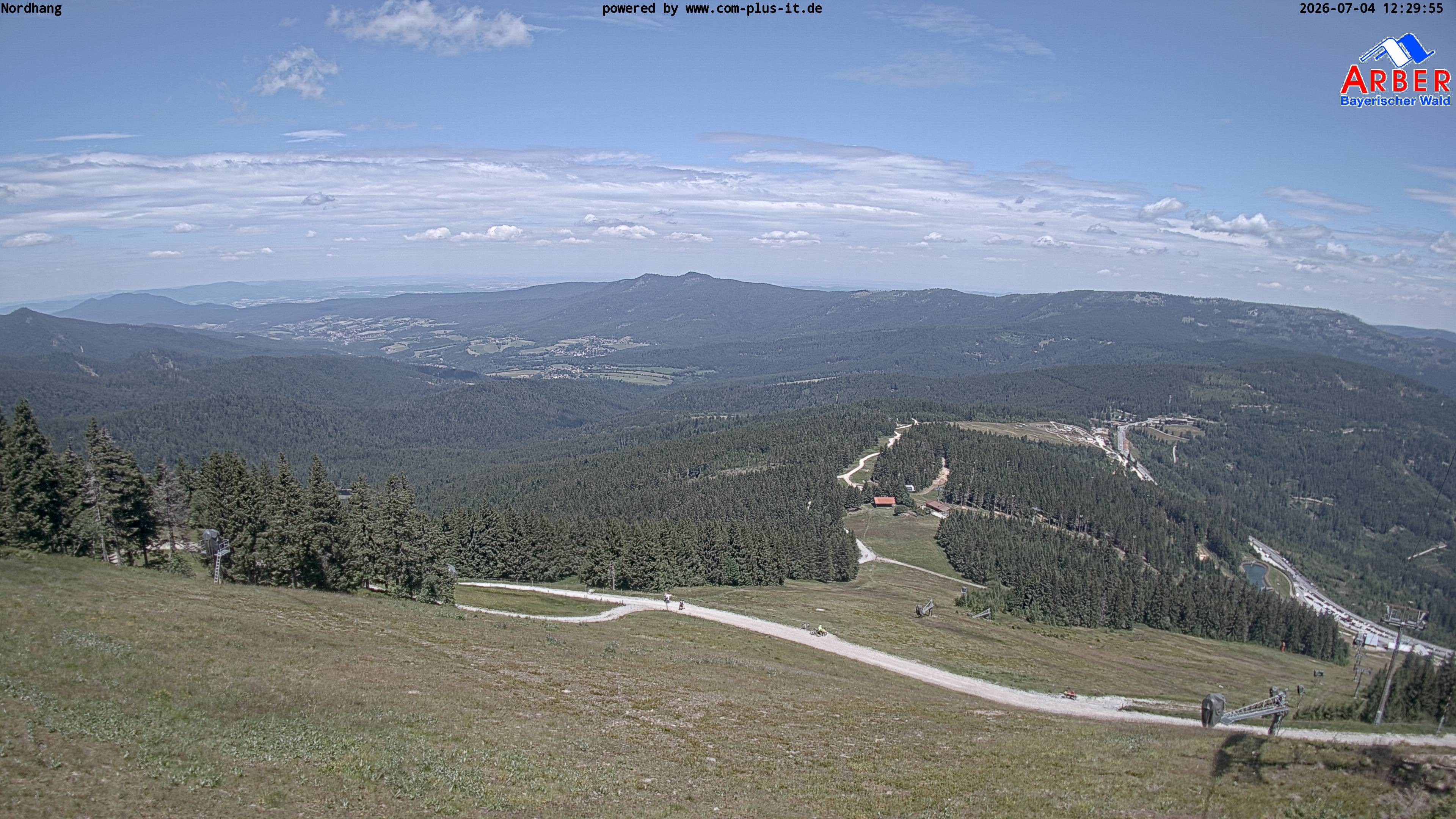 Archiv Foto Webcam Großer Arber Blick nach Nordwesten