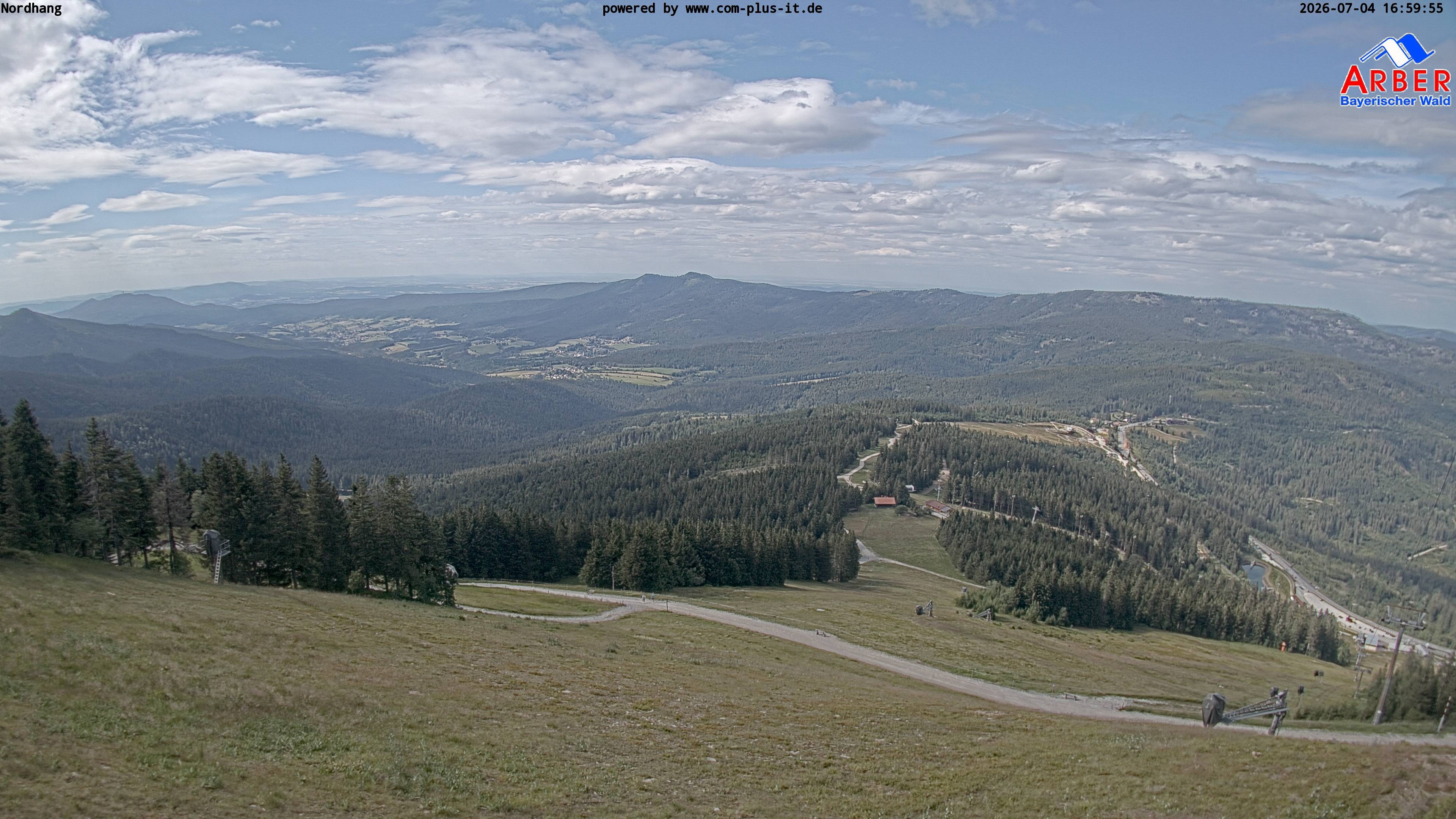 Archiv Foto Webcam Großer Arber Blick nach Nordwesten