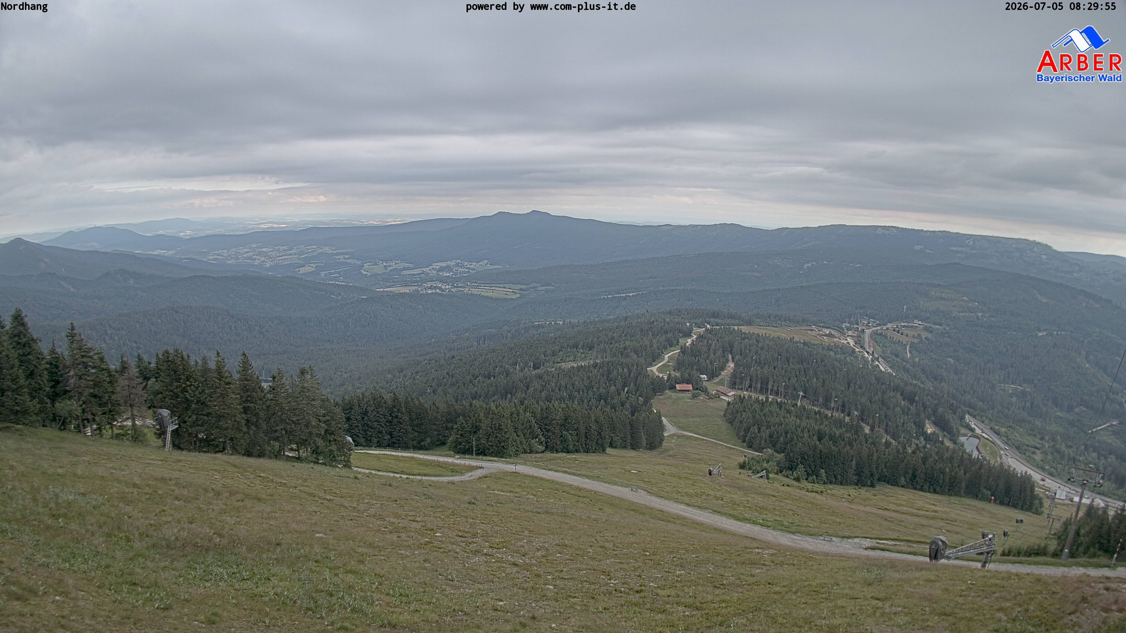 Archiv Foto Webcam Großer Arber Blick nach Nordwesten