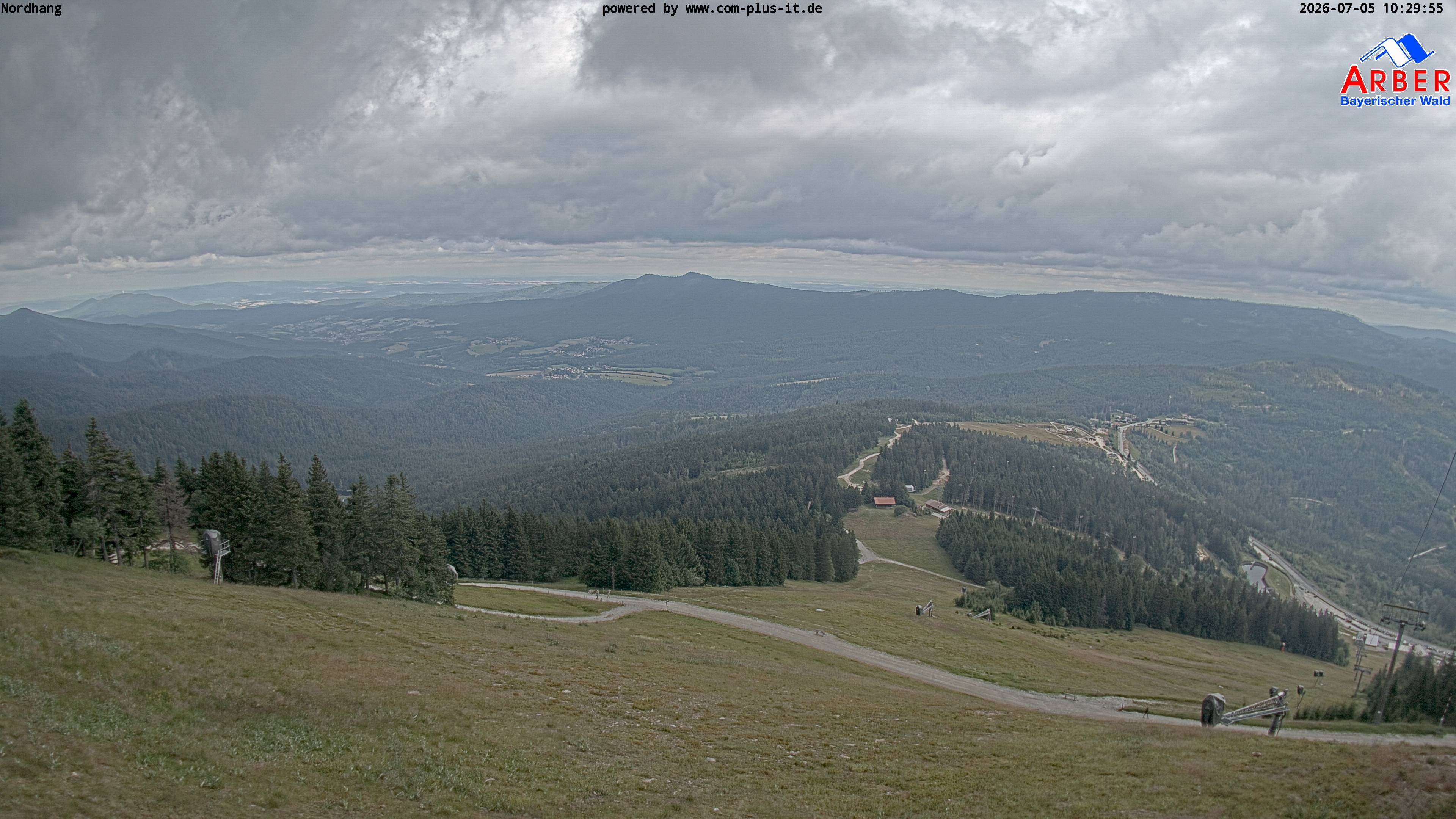 Archiv Foto Webcam Großer Arber Blick nach Nordwesten