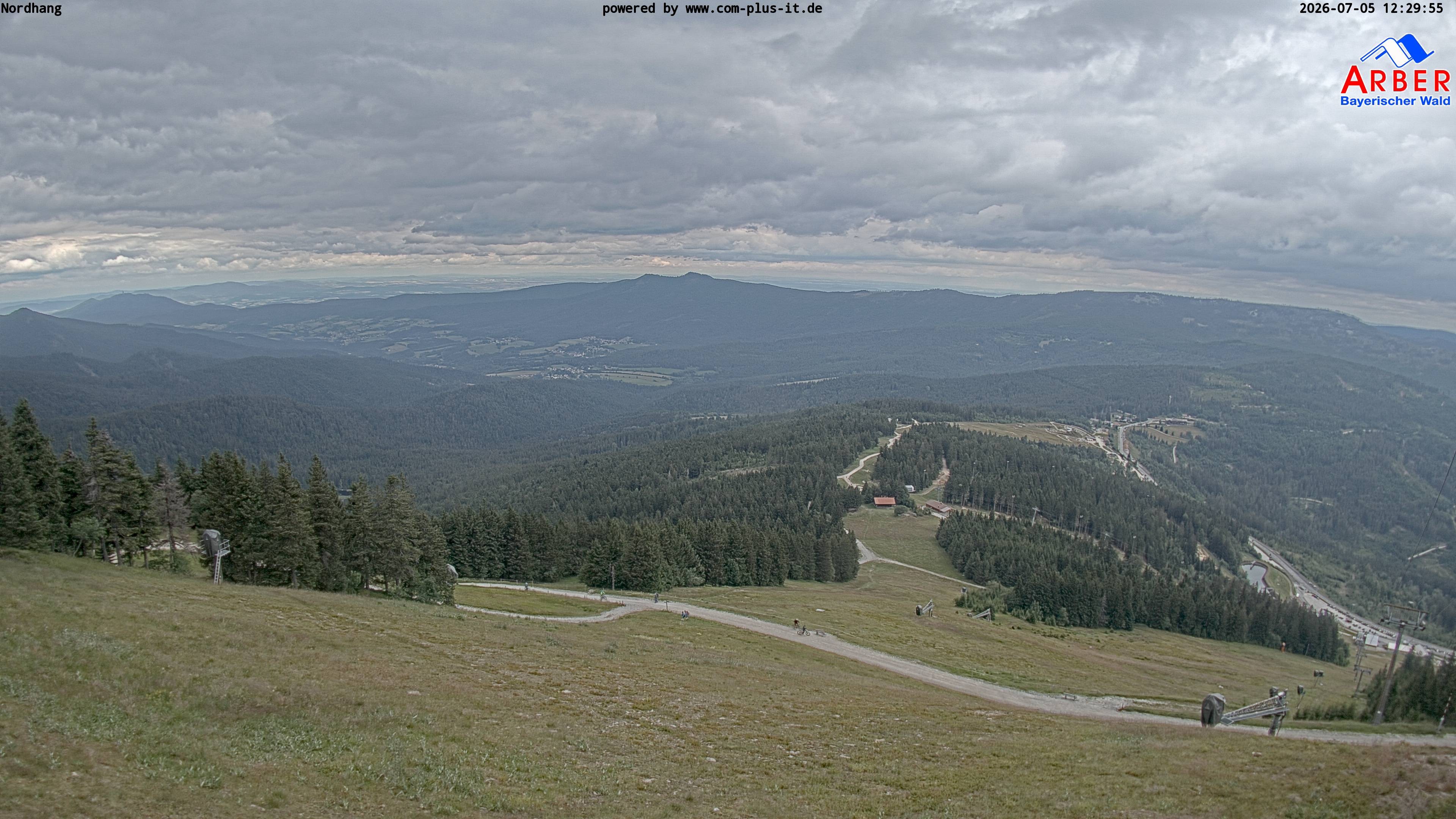Archiv Foto Webcam Großer Arber Blick nach Nordwesten