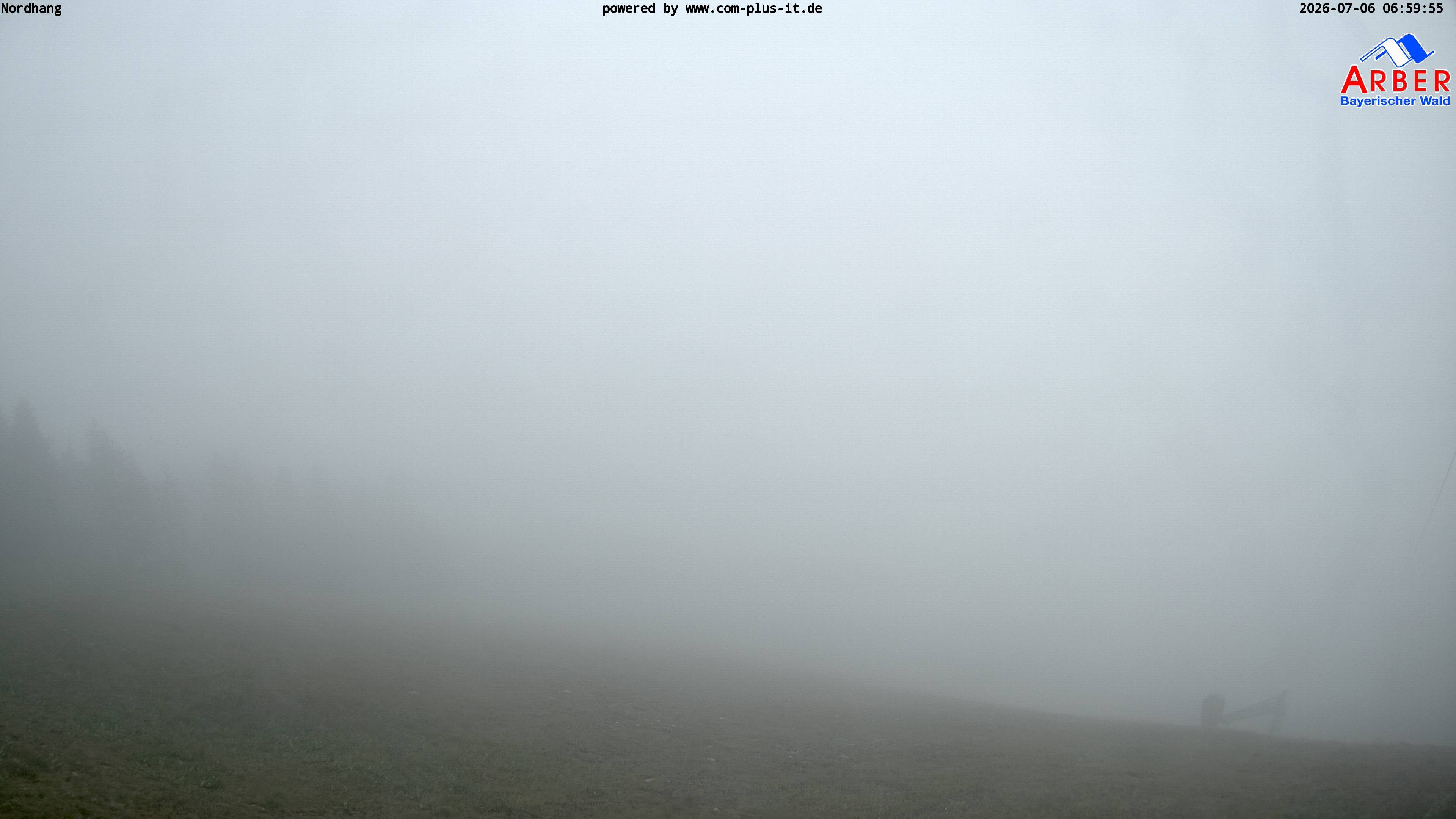 Archived image Webcam View from the Großer Arber