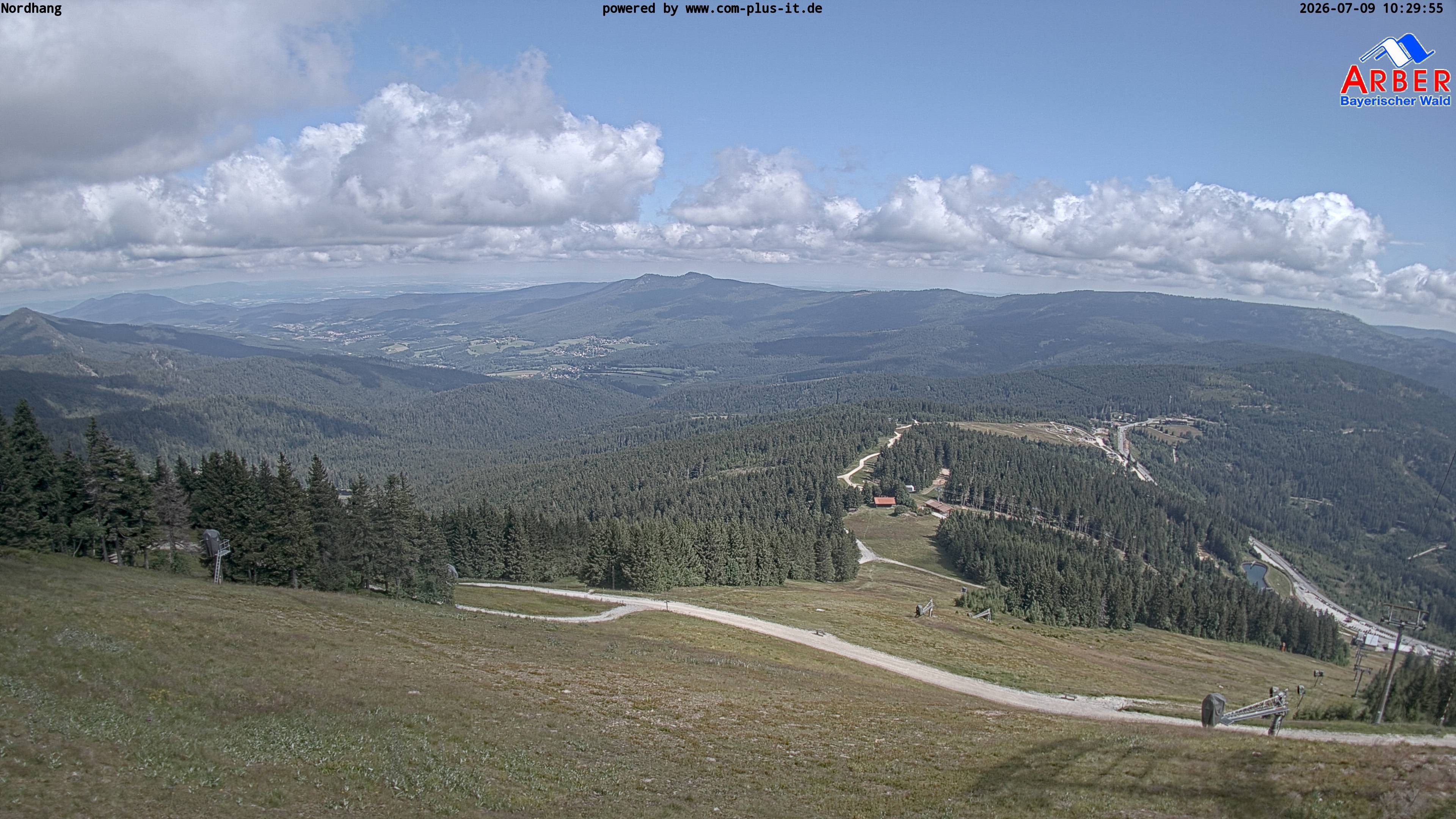 Archiv Foto Webcam Großer Arber Blick nach Nordwesten