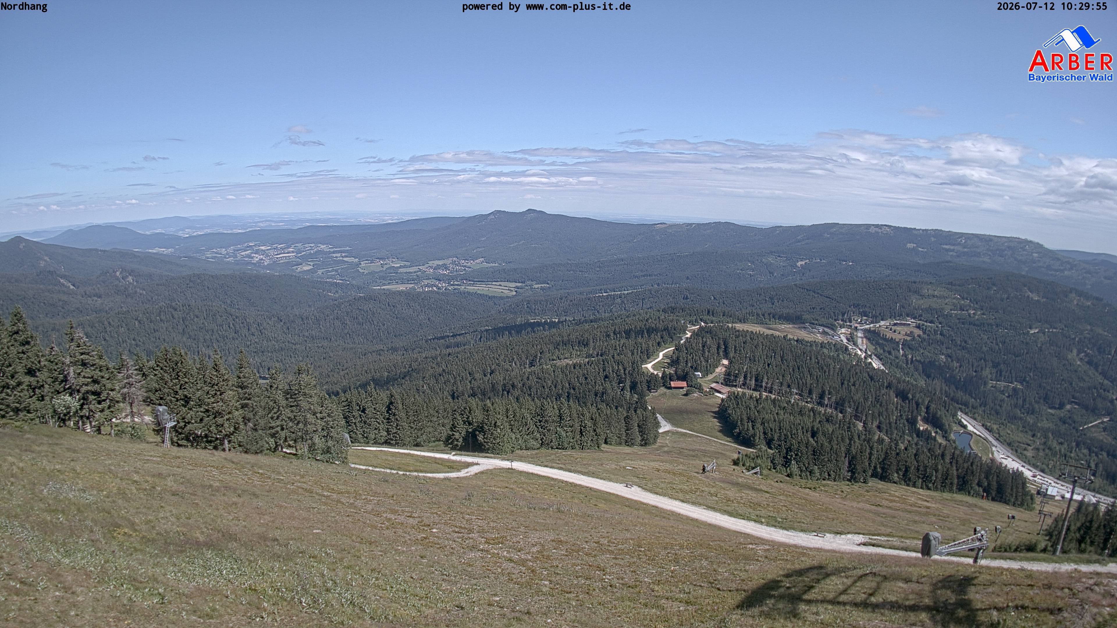 Archiv Foto Webcam Großer Arber Blick nach Nordwesten