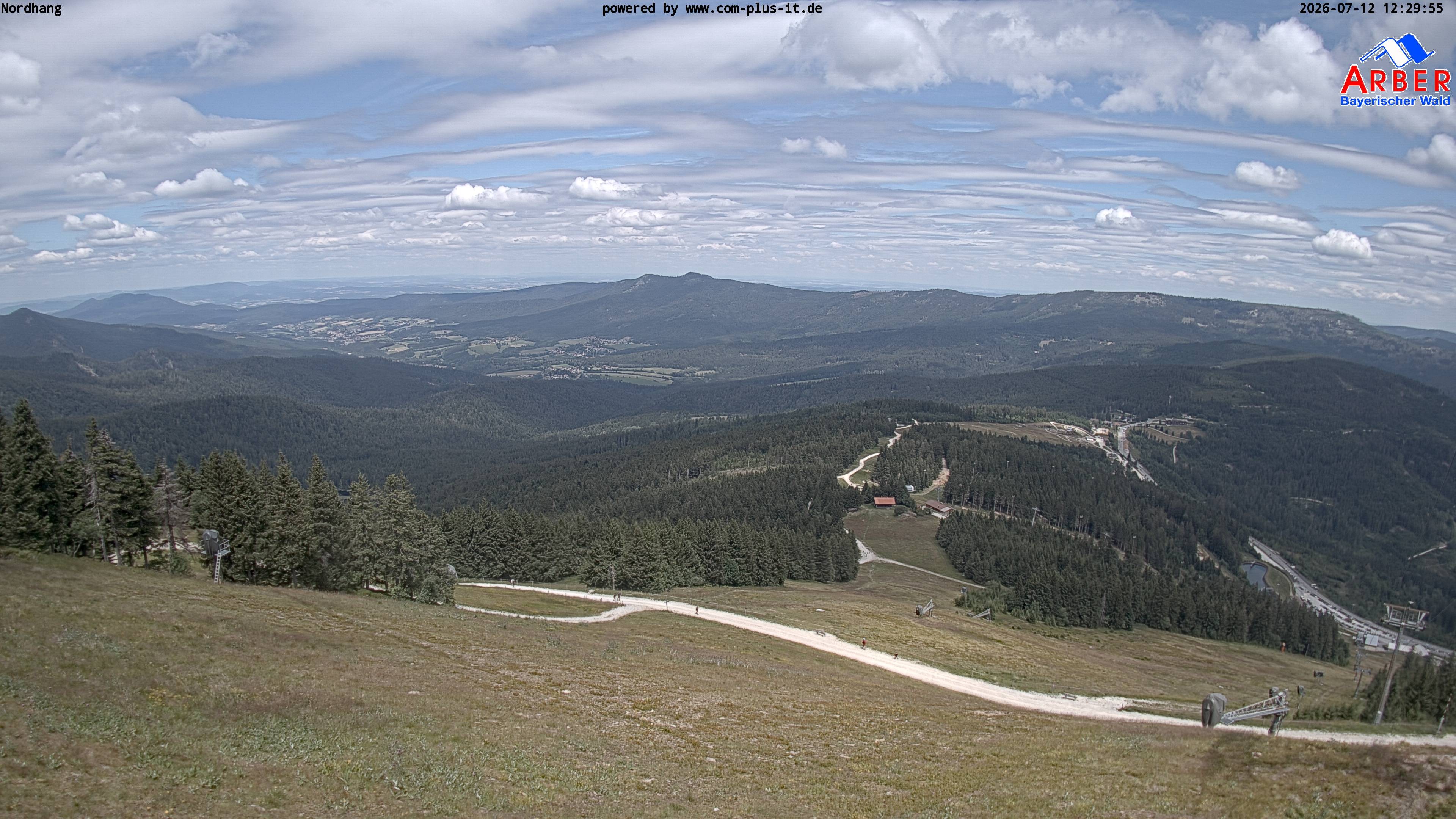 Archiv Foto Webcam Großer Arber Blick nach Nordwesten