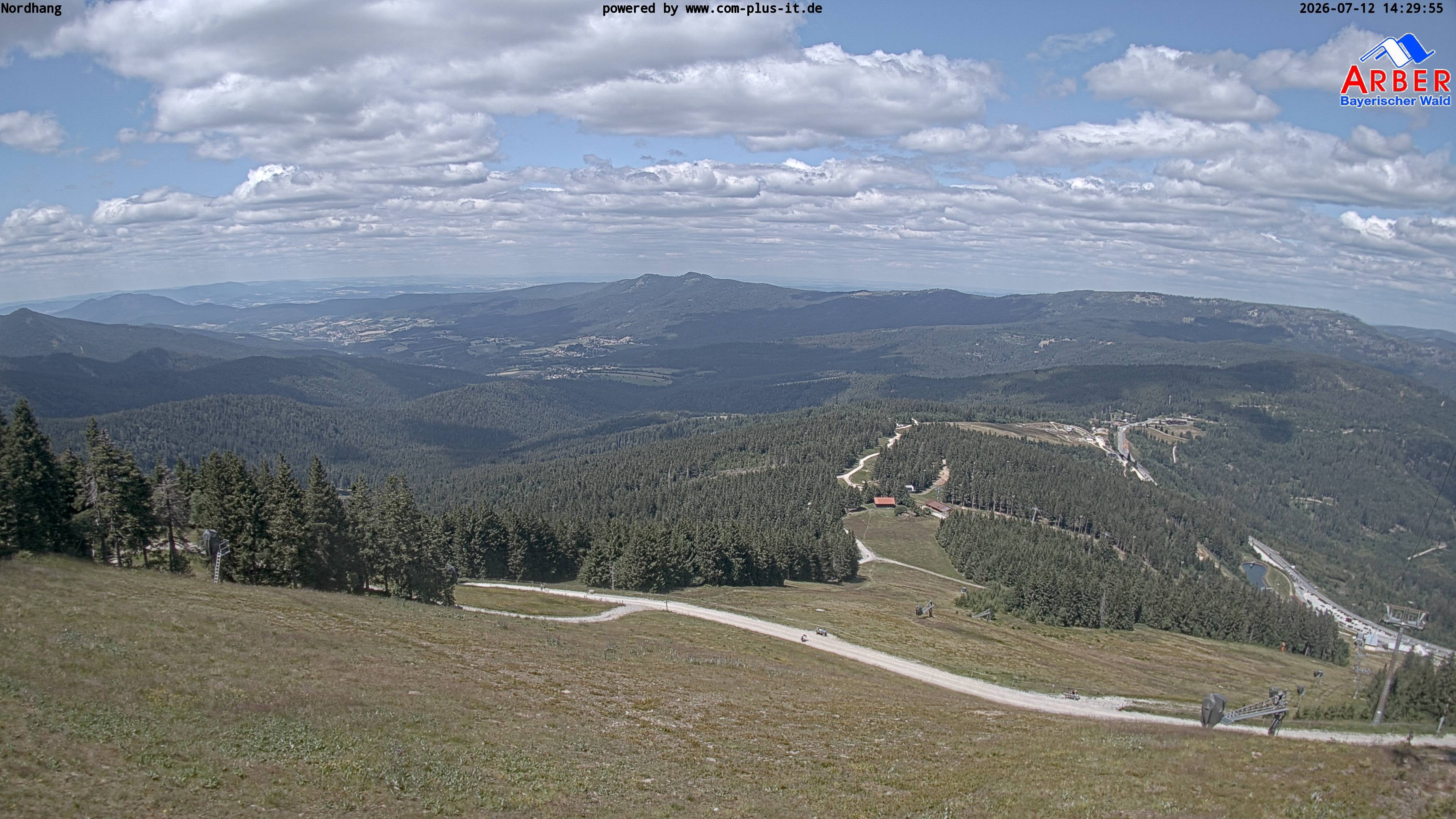 Archiv Foto Webcam Großer Arber Blick nach Nordwesten