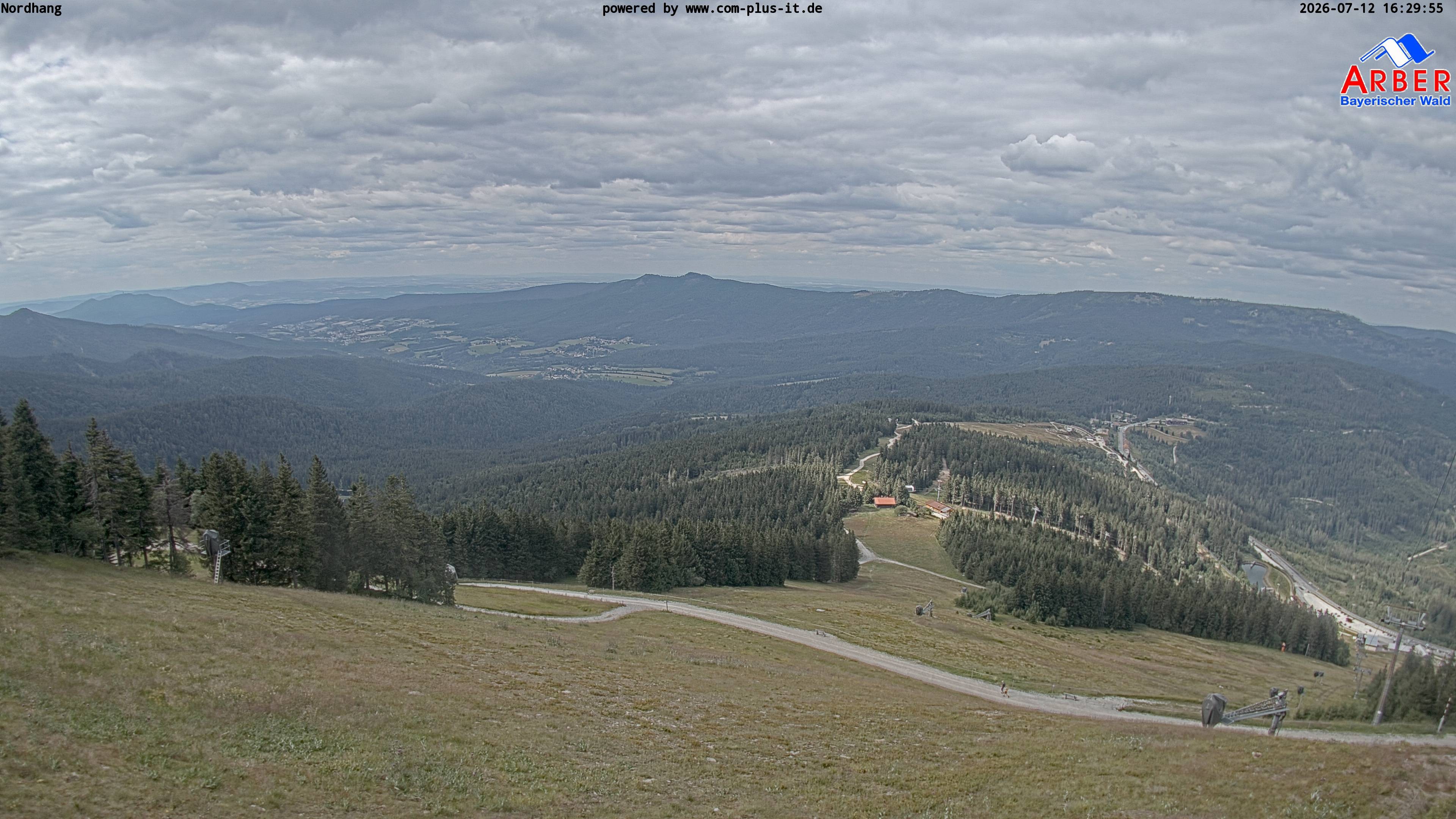Archiv Foto Webcam Großer Arber Blick nach Nordwesten