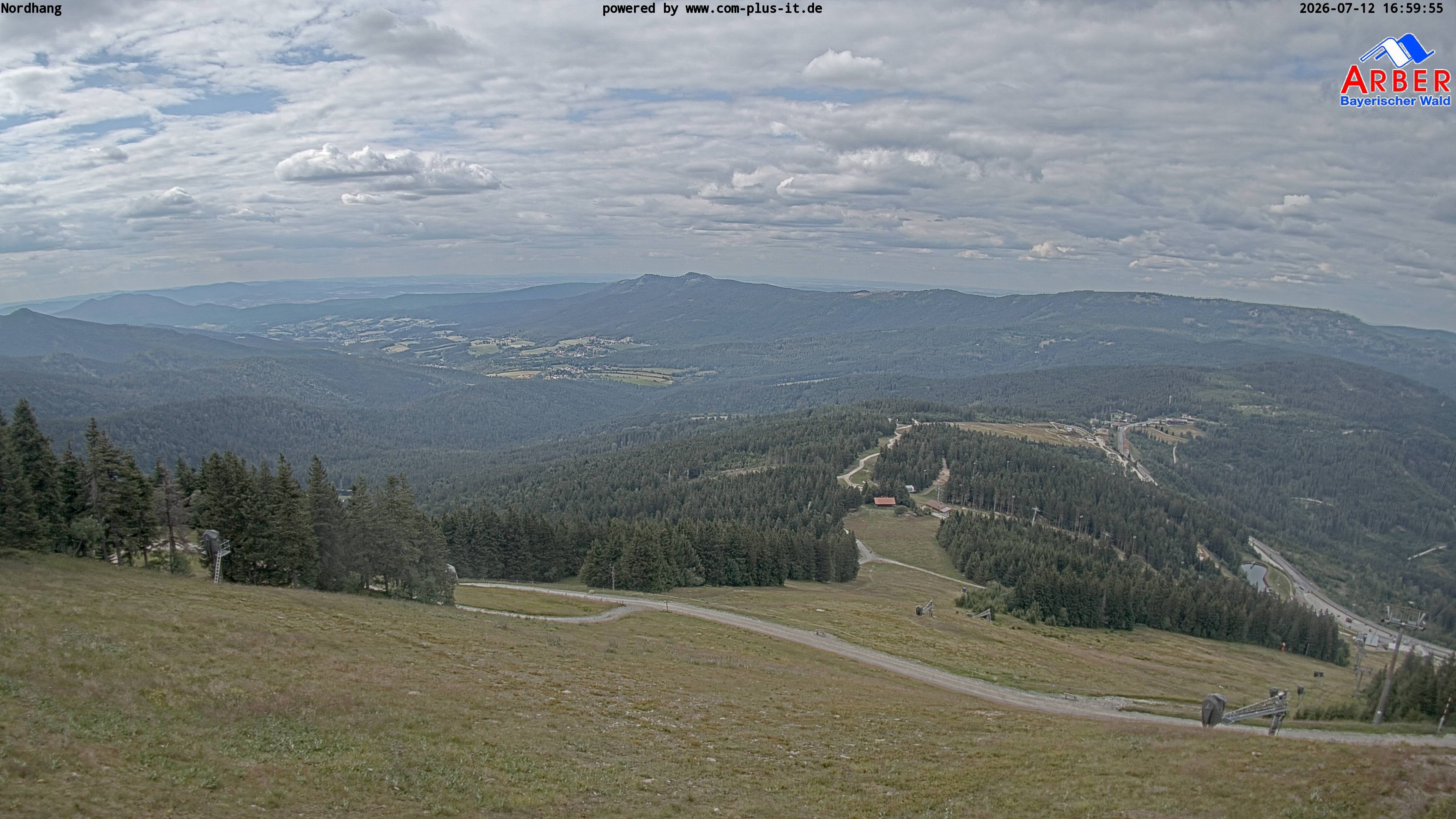 Archiv Foto Webcam Großer Arber Blick nach Nordwesten