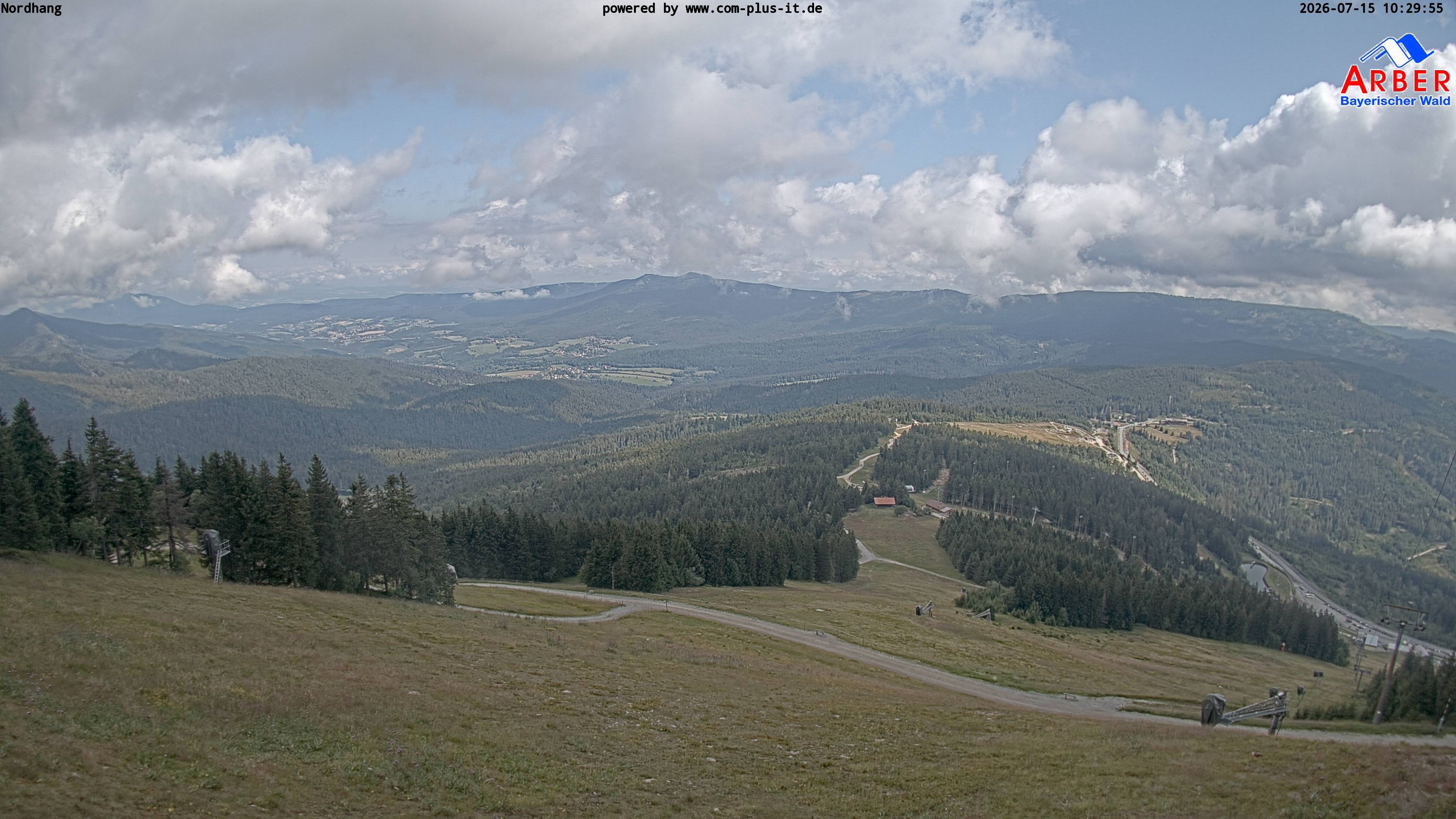 Archiv Foto Webcam Großer Arber Blick nach Nordwesten