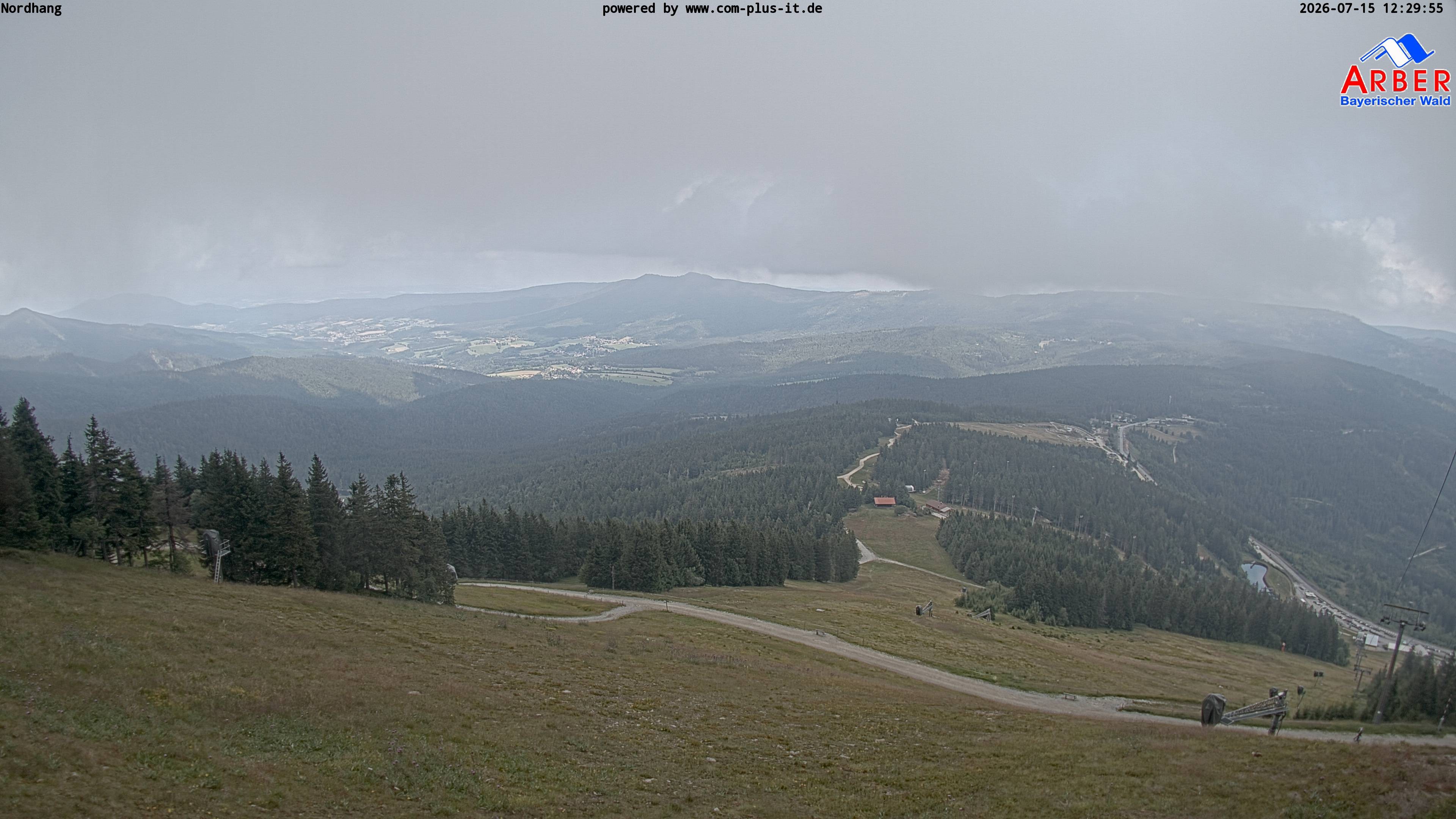 Archiv Foto Webcam Großer Arber Blick nach Nordwesten