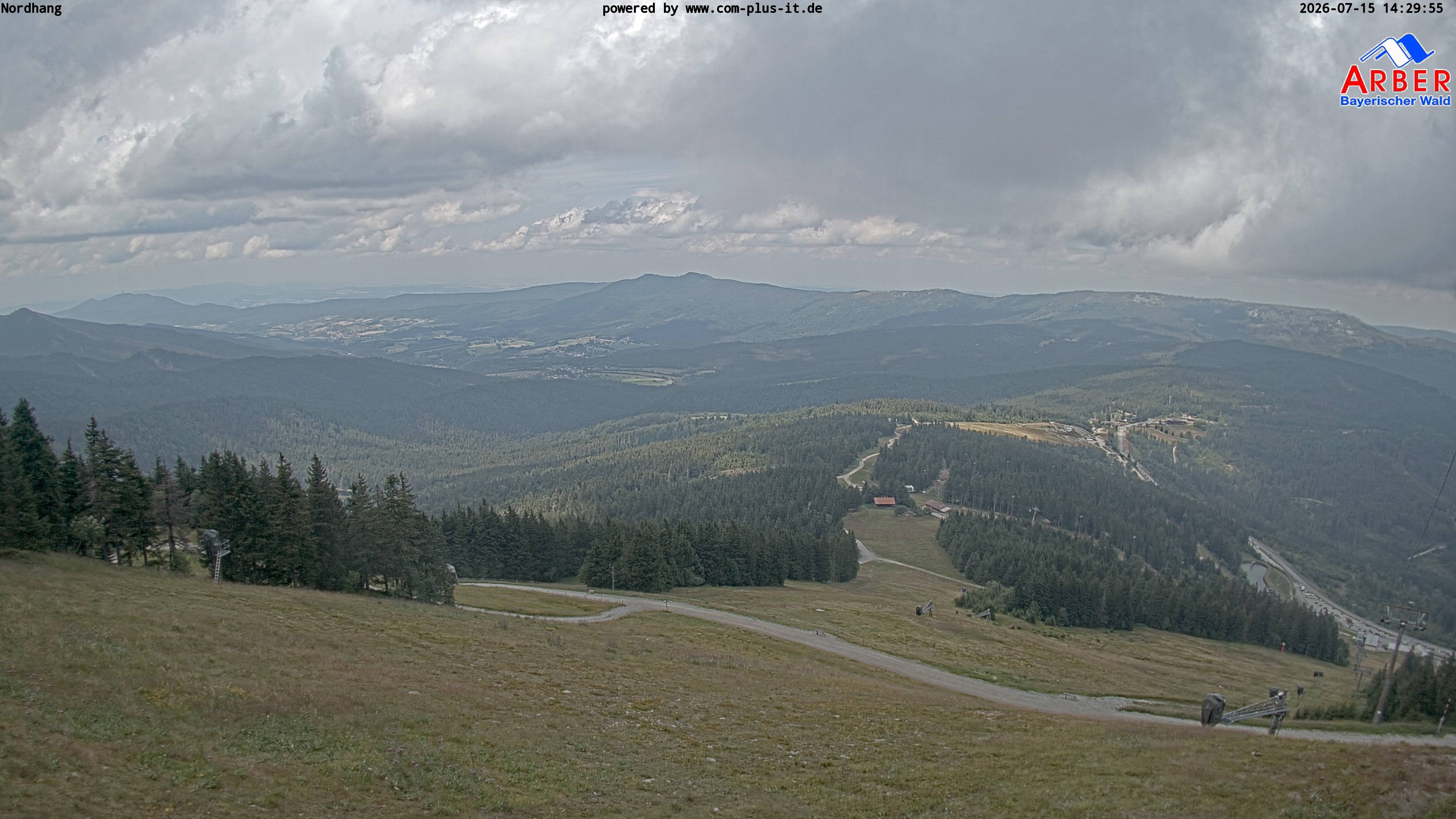 Archiv Foto Webcam Großer Arber Blick nach Nordwesten