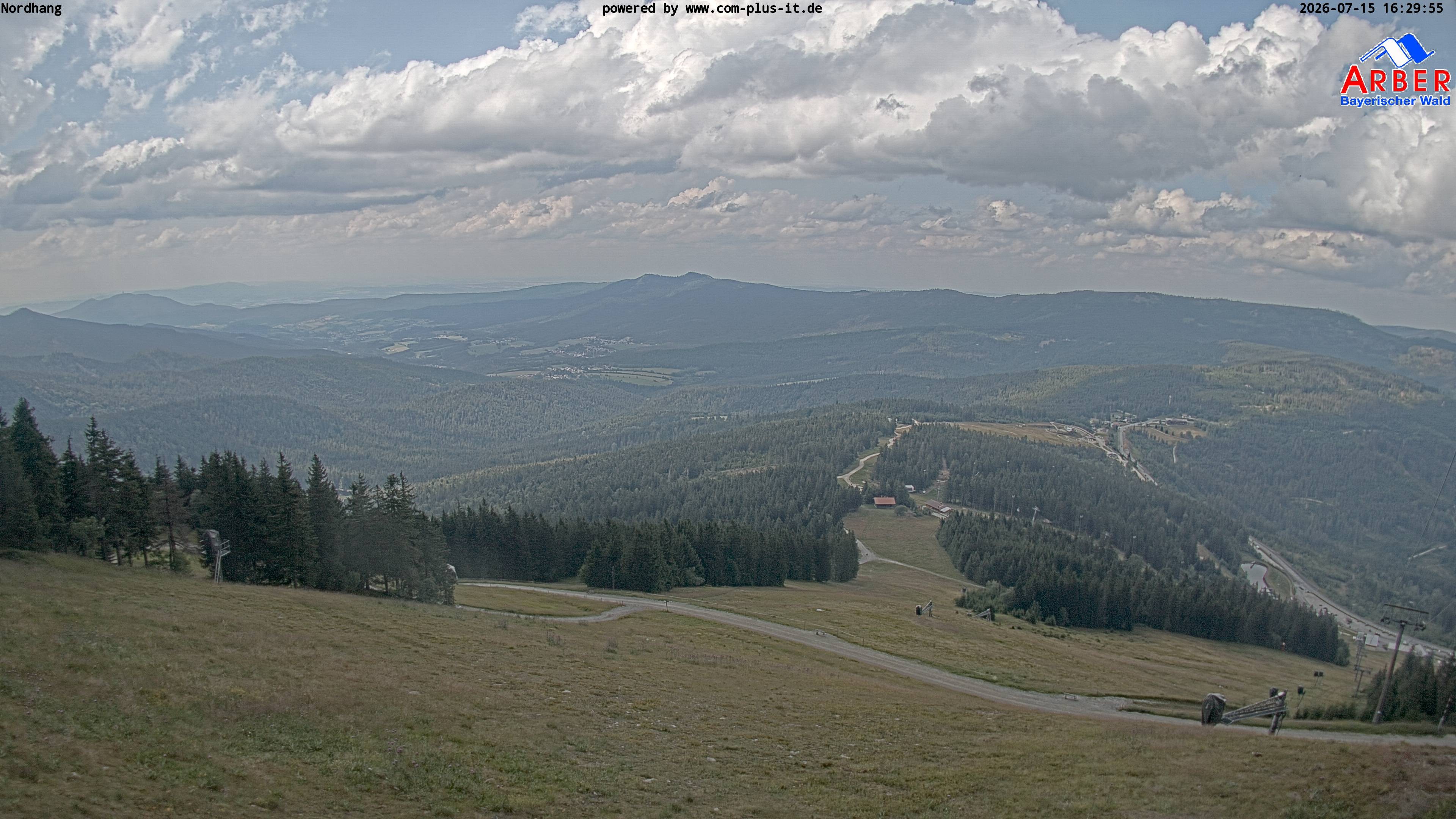 Archiv Foto Webcam Großer Arber Blick nach Nordwesten