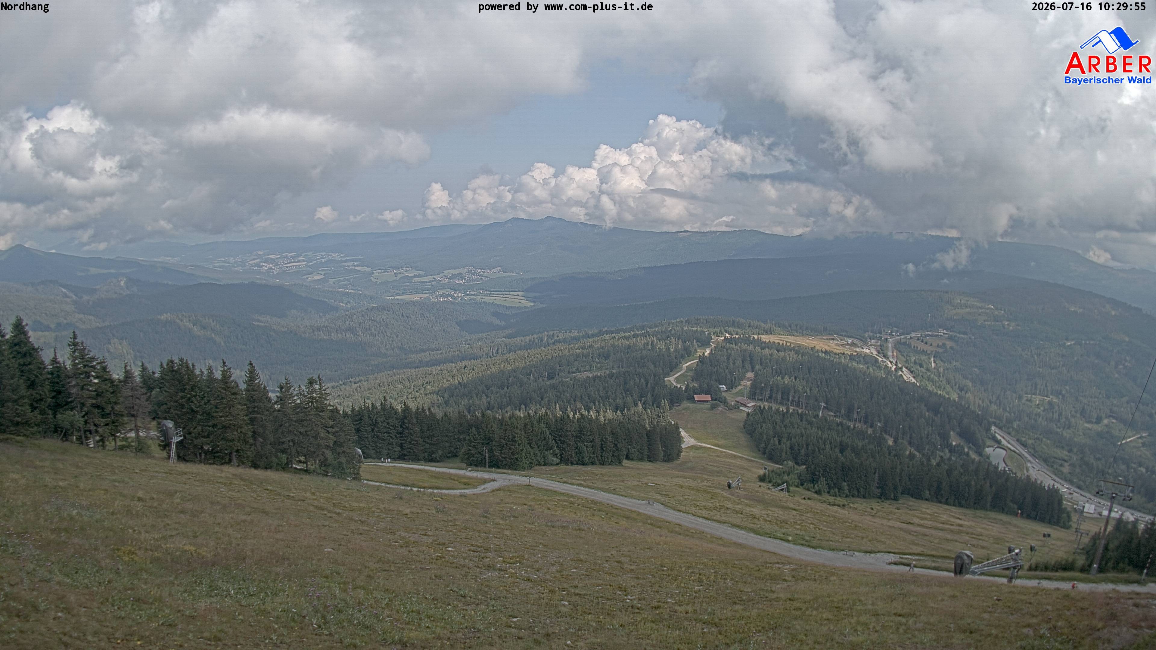 Archived image Webcam View from the Großer Arber