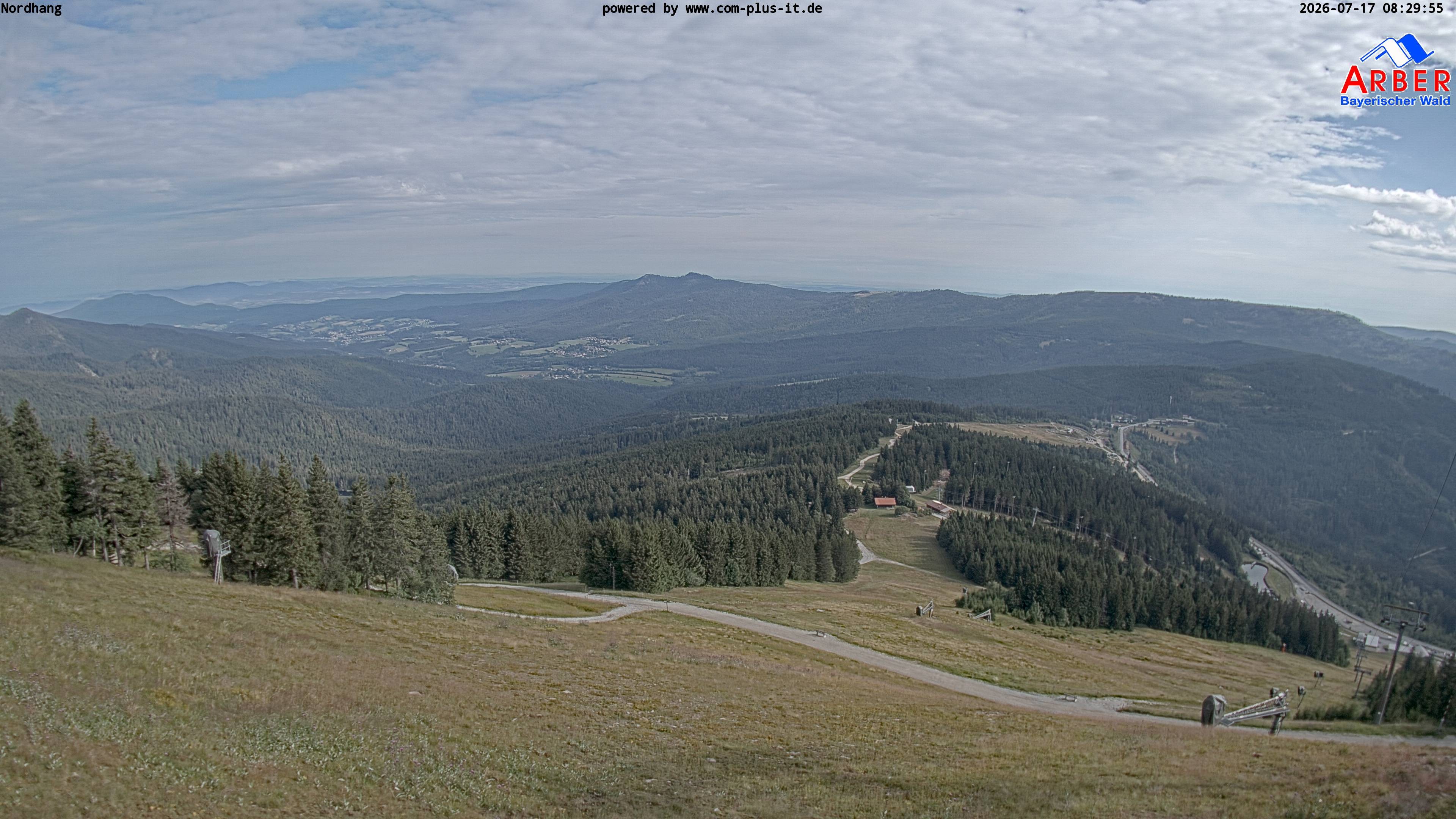 Archiv Foto Webcam Großer Arber Blick nach Nordwesten