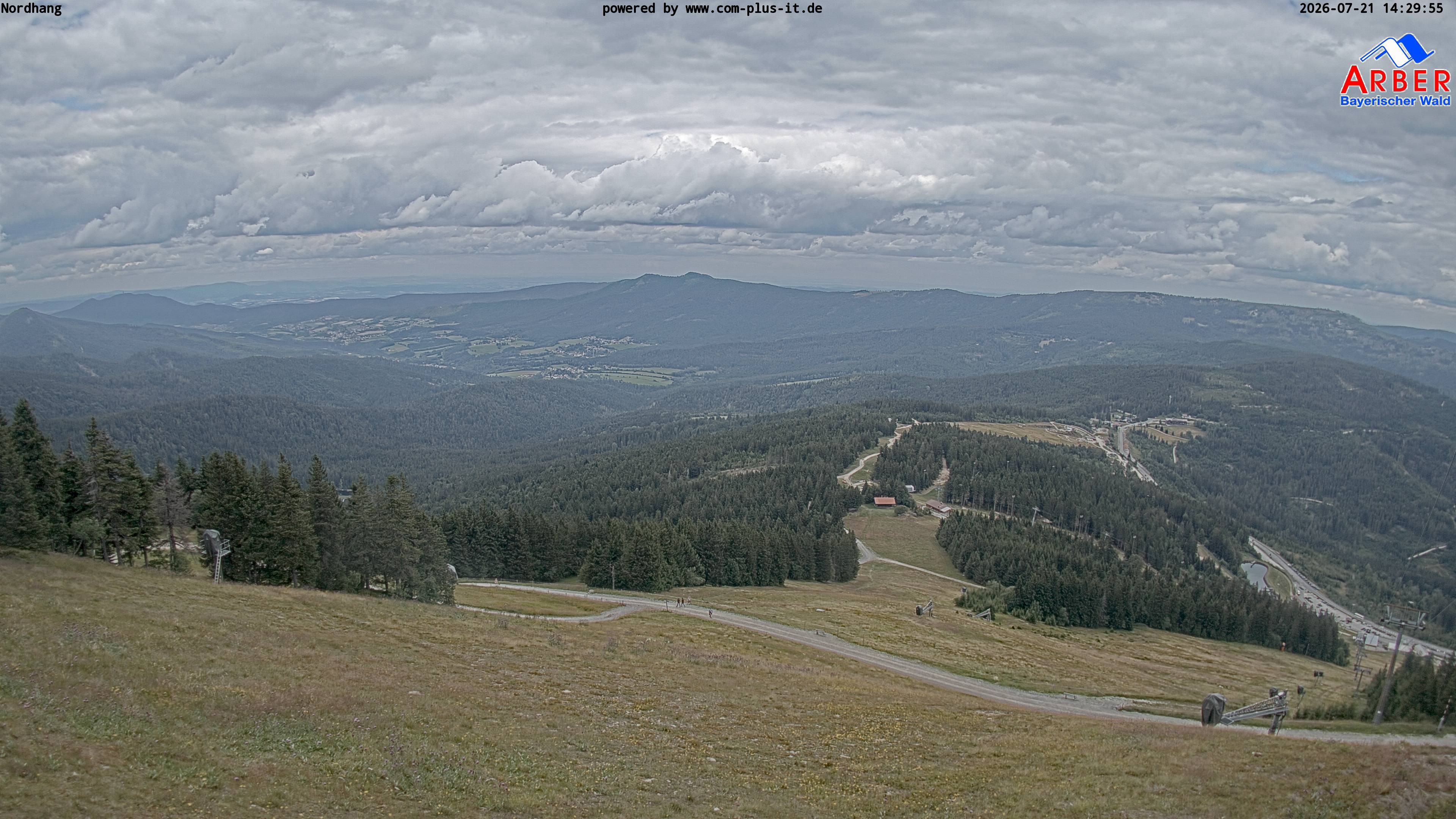 Archiv Foto Webcam Großer Arber Blick nach Nordwesten