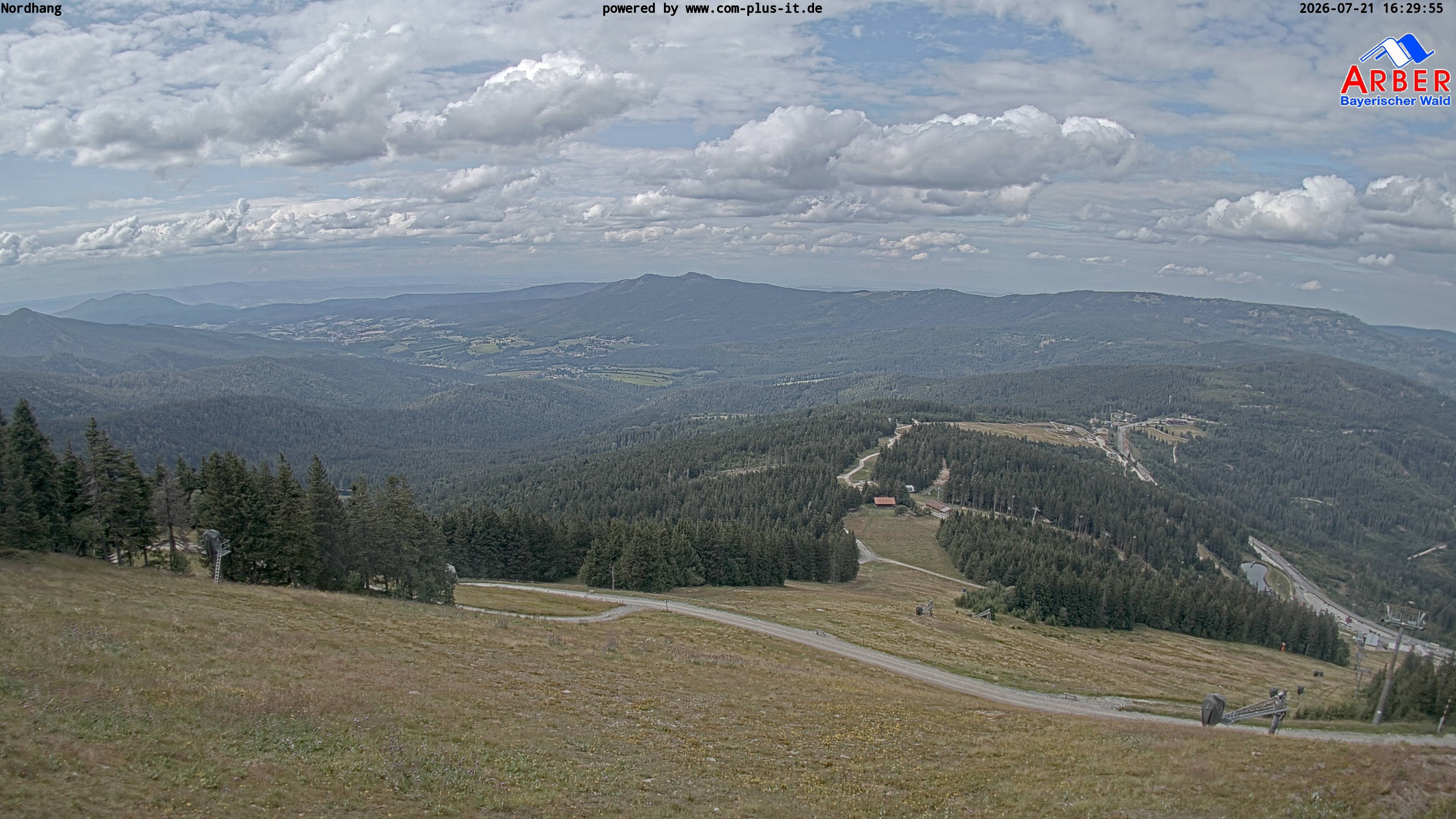 Archiv Foto Webcam Großer Arber Blick nach Nordwesten