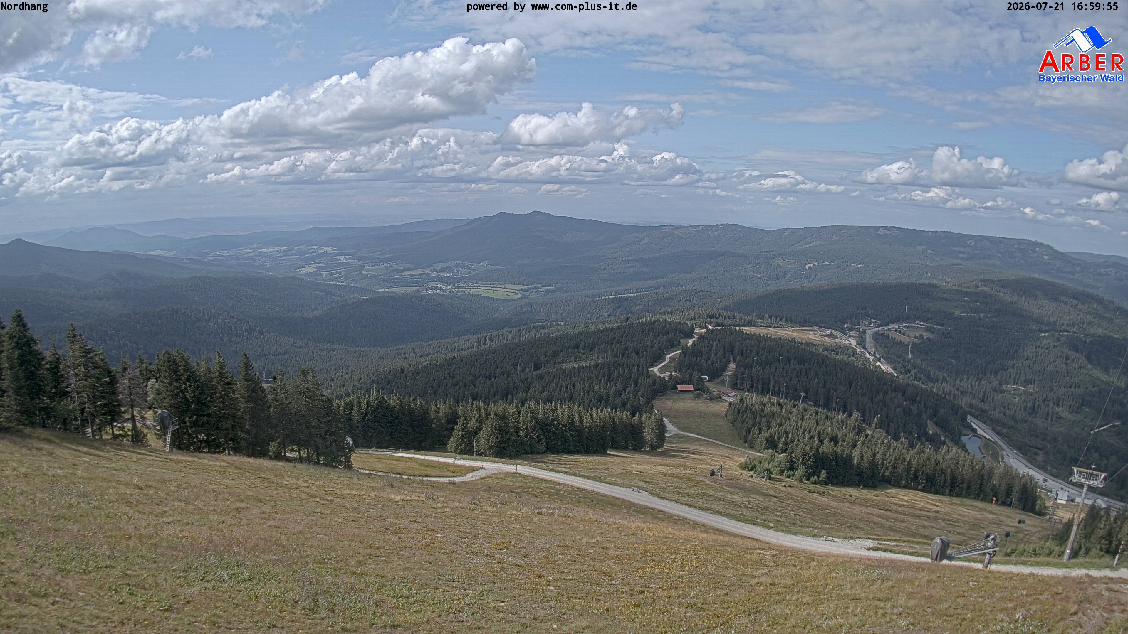 Archiv Foto Webcam Großer Arber Blick nach Nordwesten