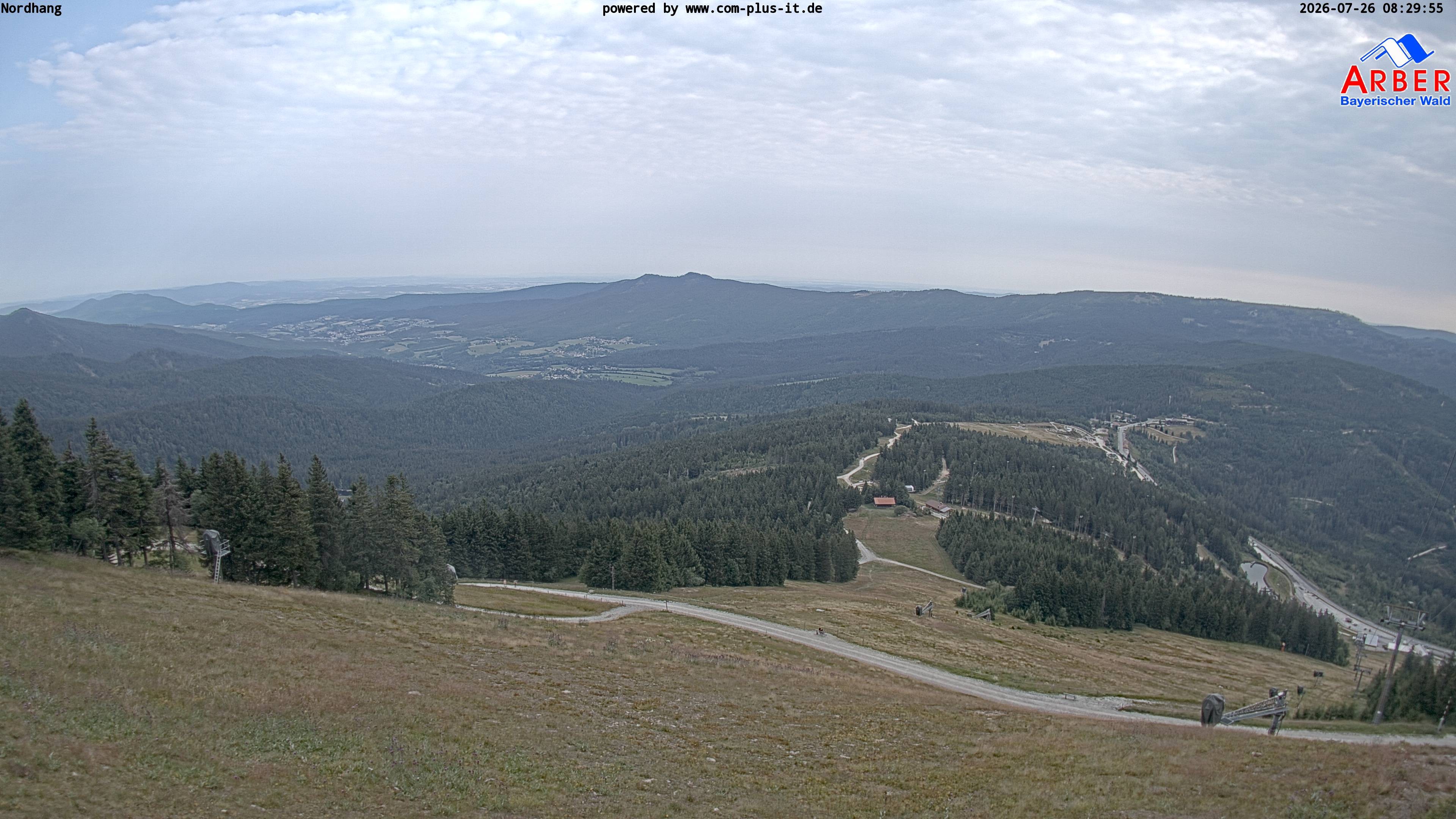 Archiv Foto Webcam Großer Arber Blick nach Nordwesten