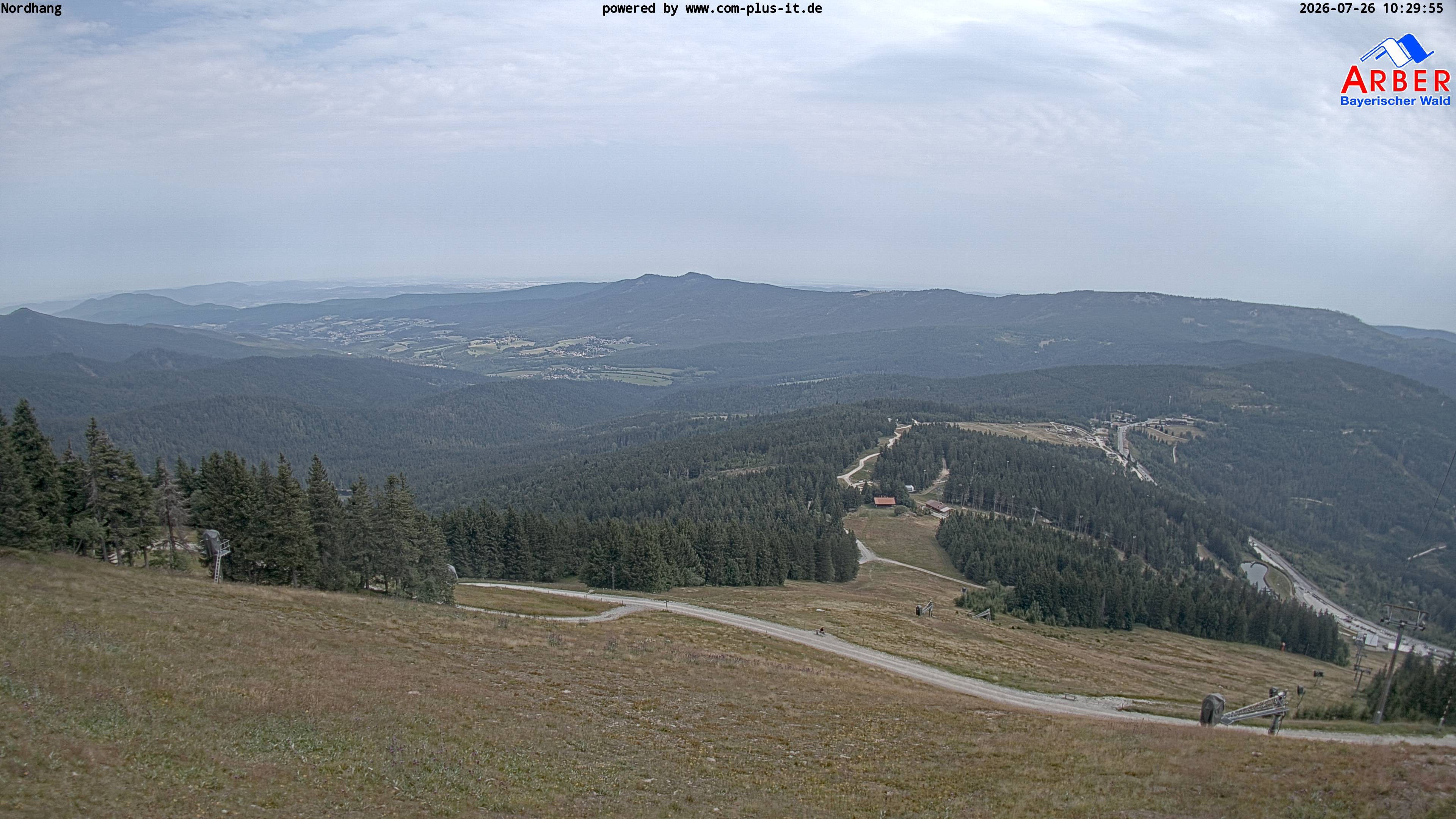Archiv Foto Webcam Großer Arber Blick nach Nordwesten