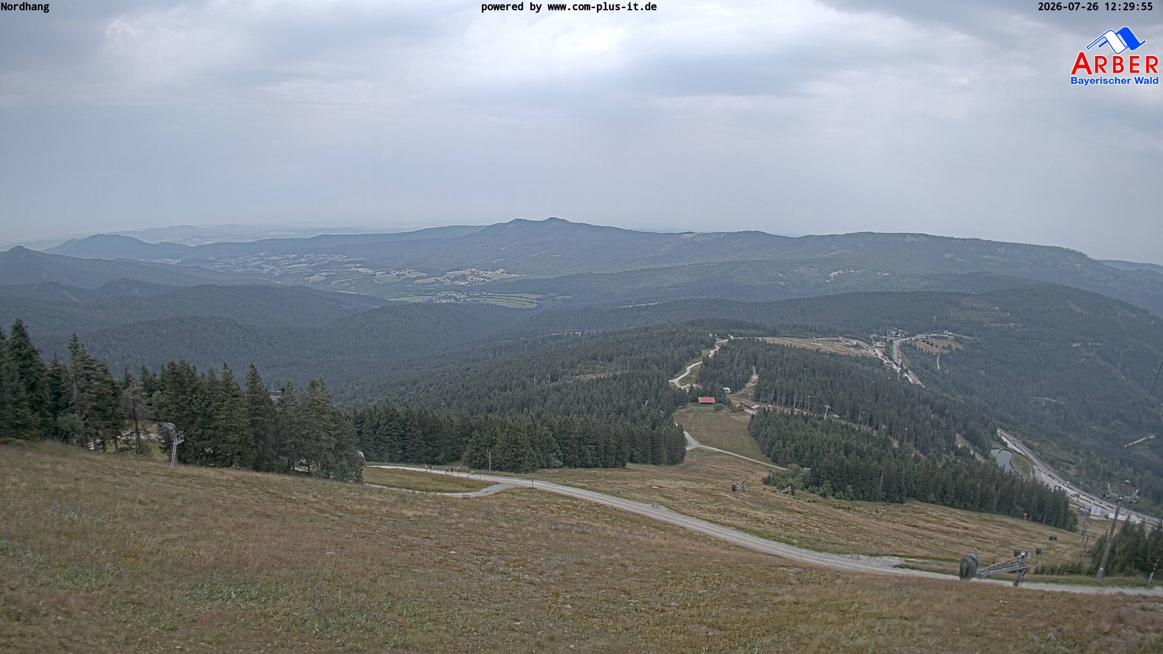 Archiv Foto Webcam Großer Arber Blick nach Nordwesten