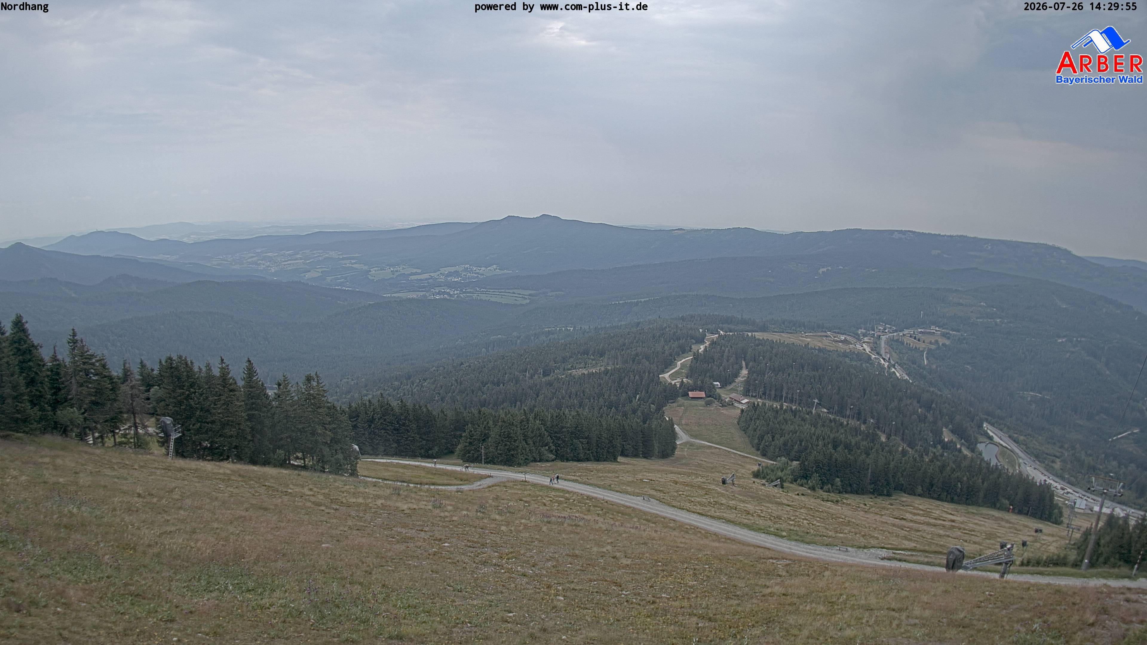 Archiv Foto Webcam Großer Arber Blick nach Nordwesten